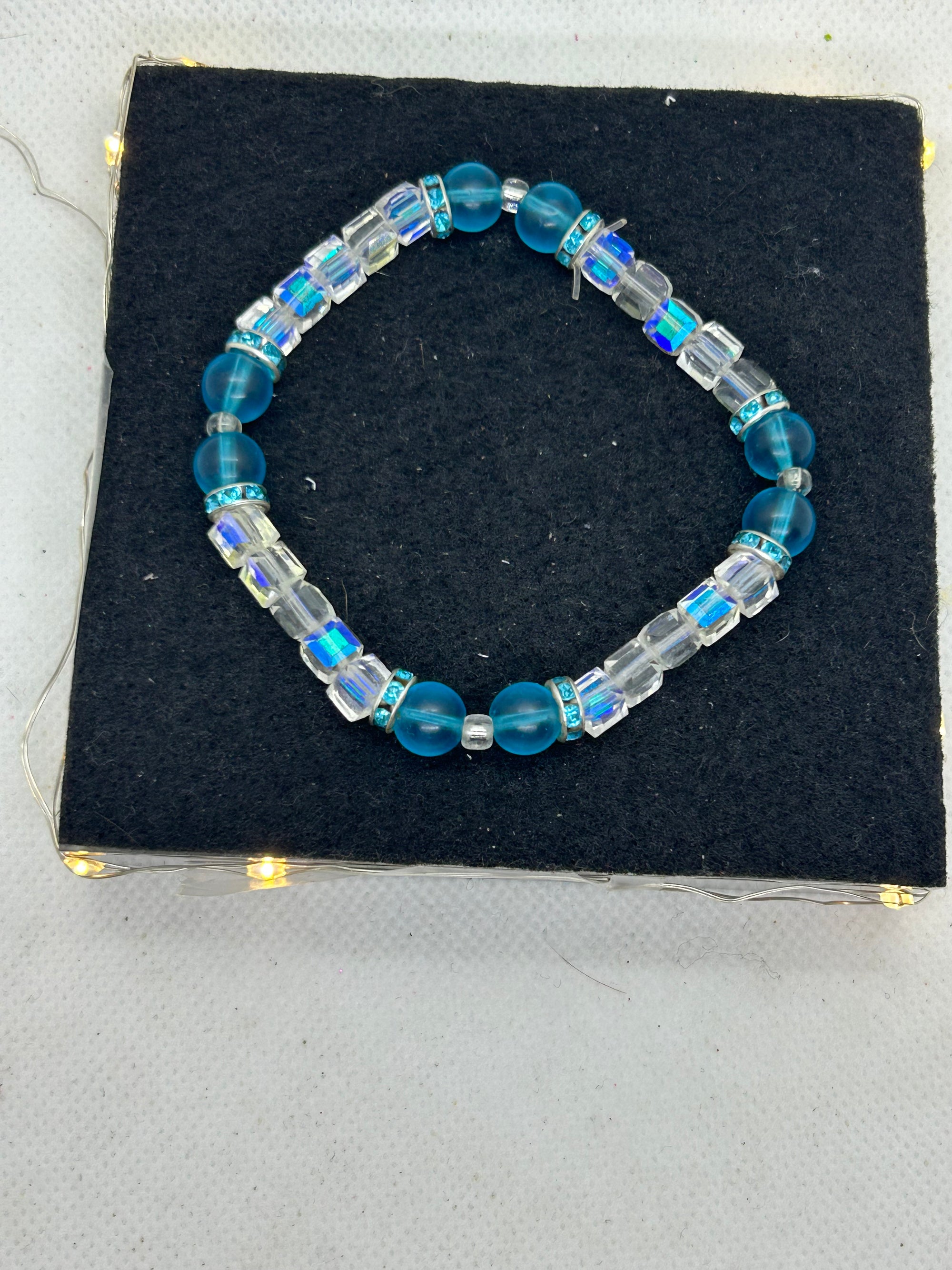 Bead Sea Glass Beaded Bracelet