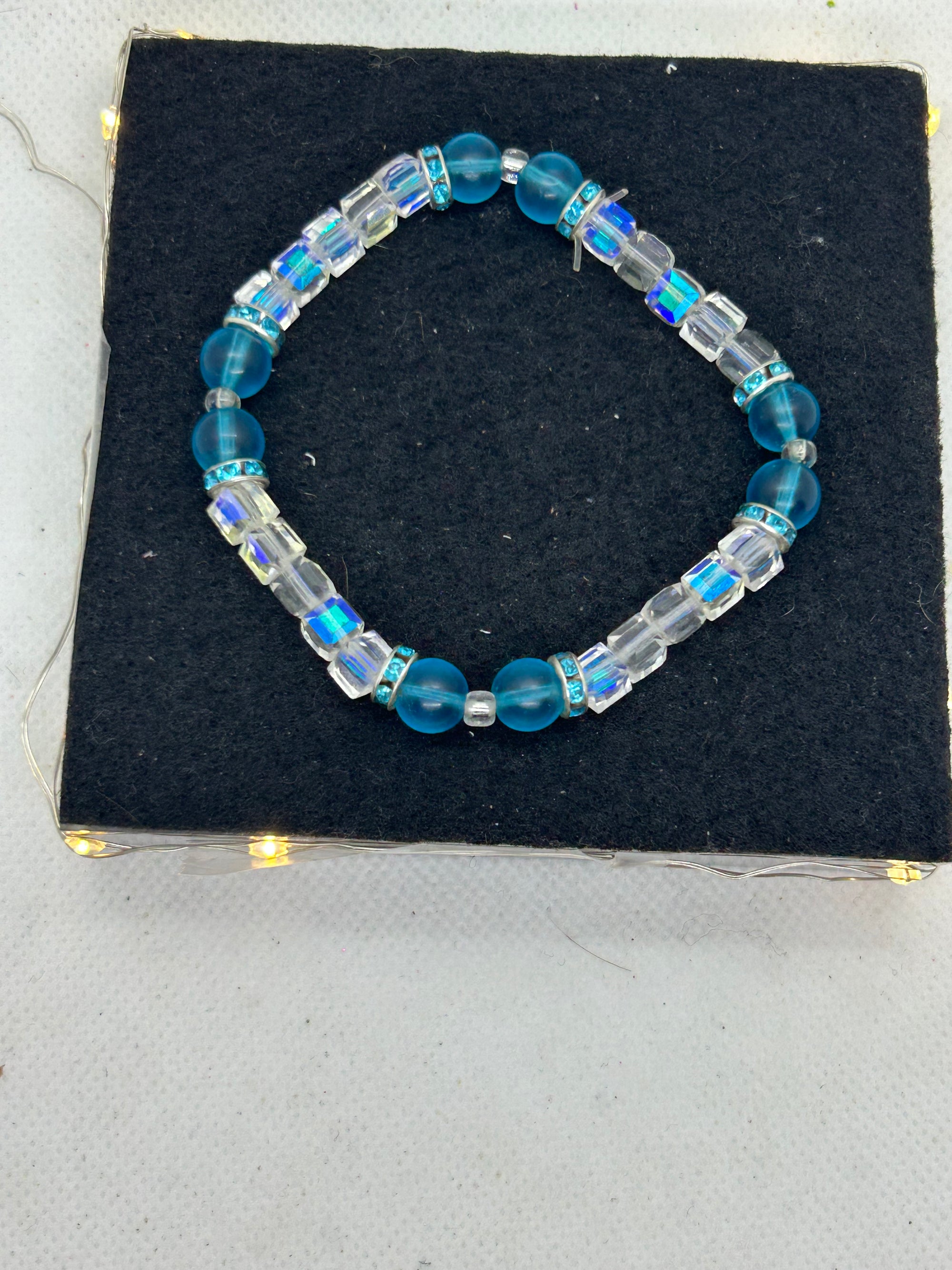 Bead Sea Glass Beaded Bracelet