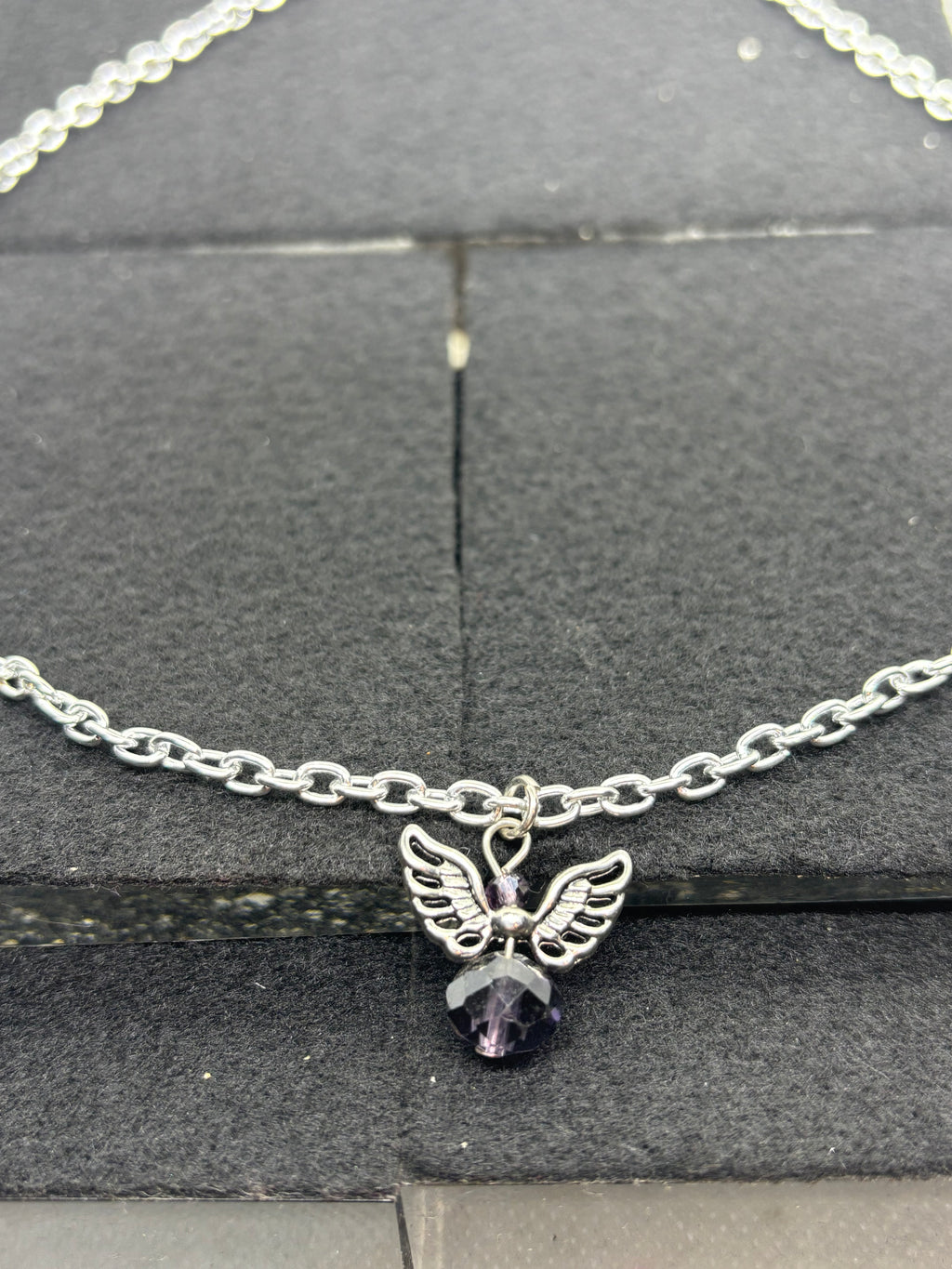 Purple Angel Necklace