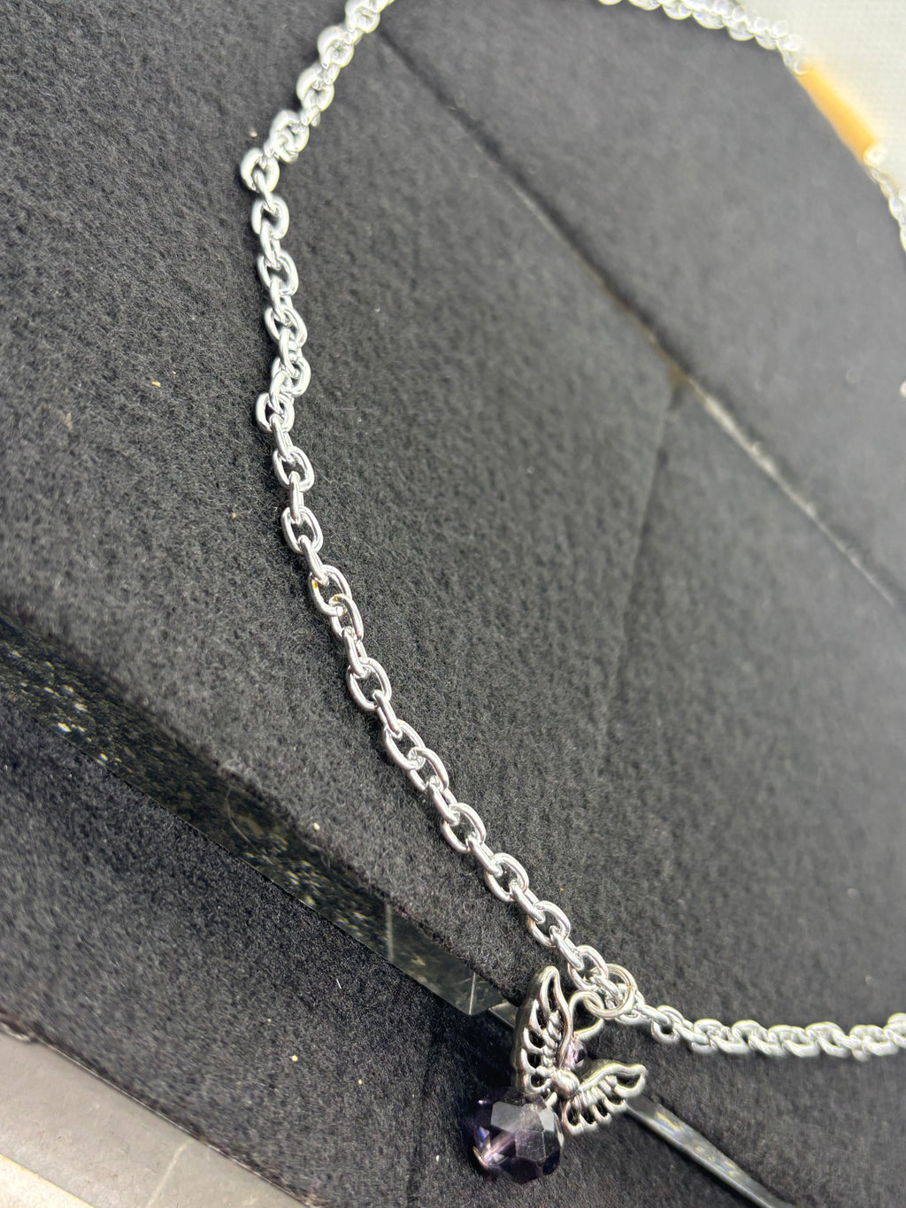 Purple Angel Necklace