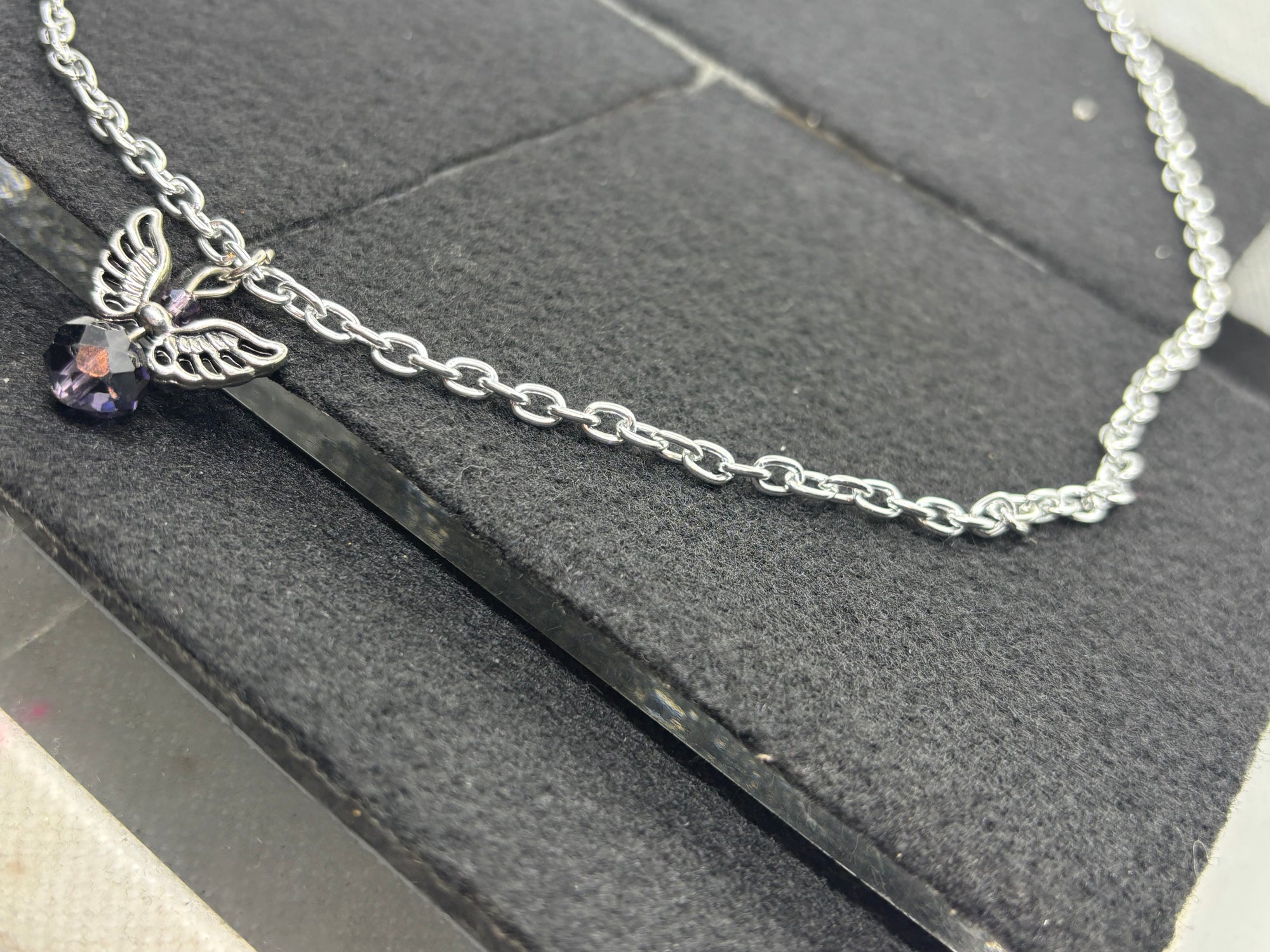Purple Angel Necklace
