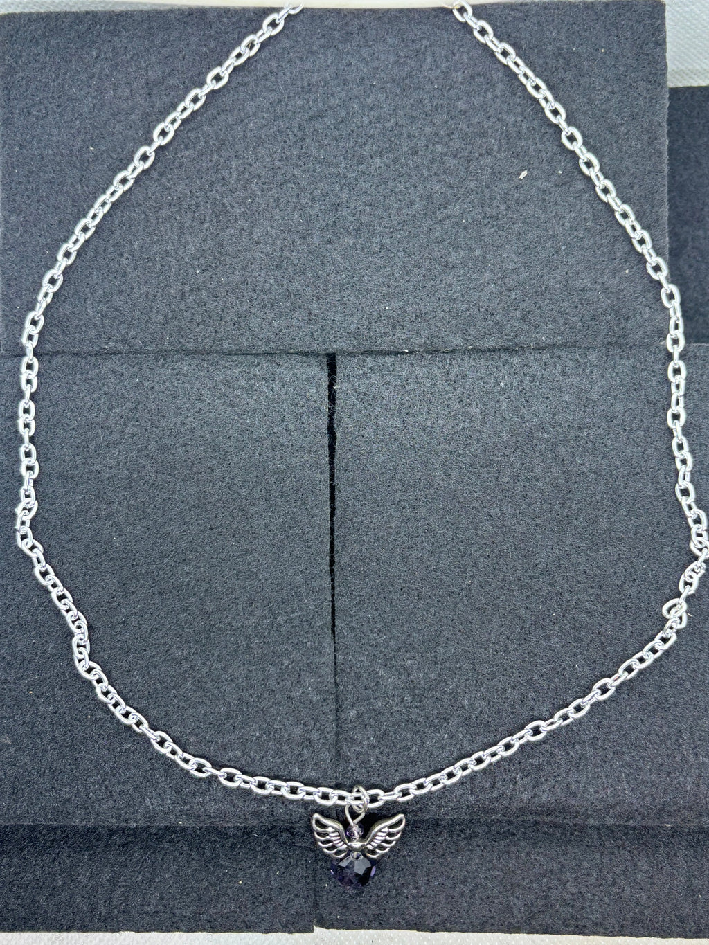 Purple Angel Necklace