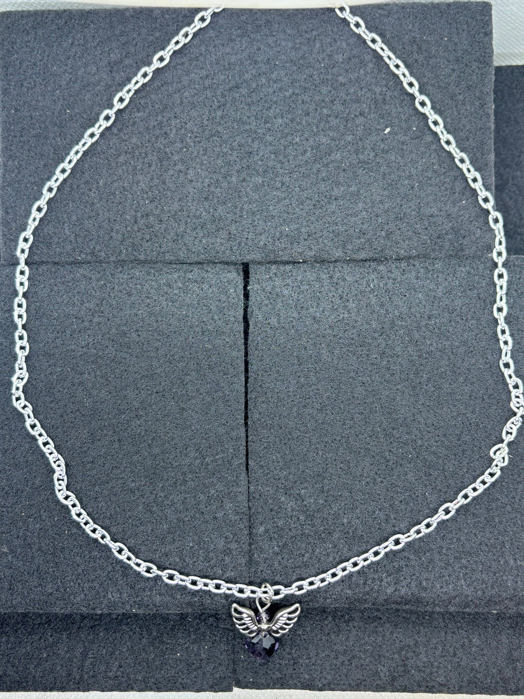 Purple Angel Necklace