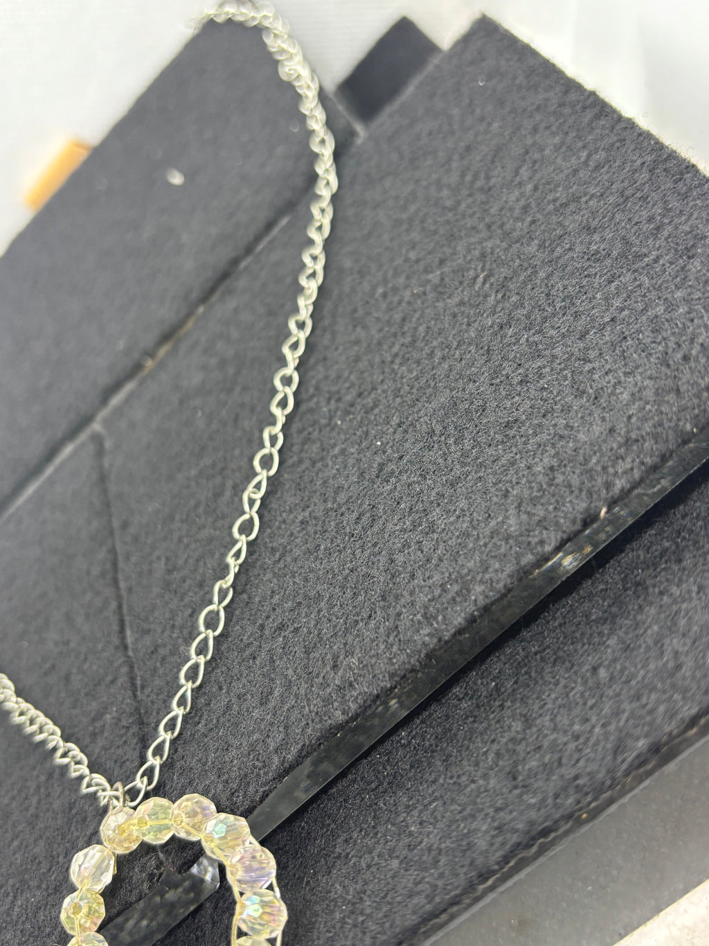 White and Pink Wreath Necklace