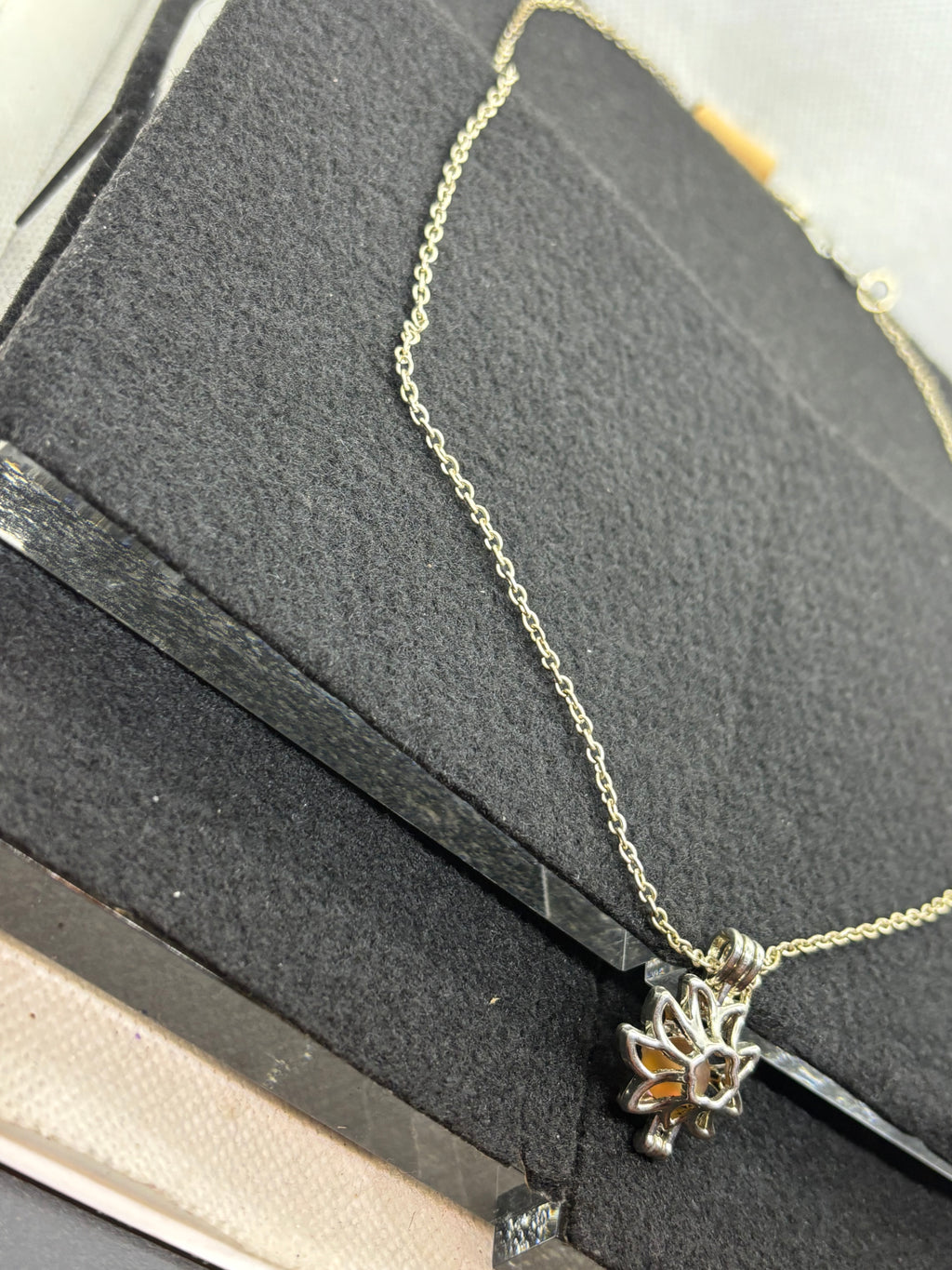 Sunflower Cage Necklace