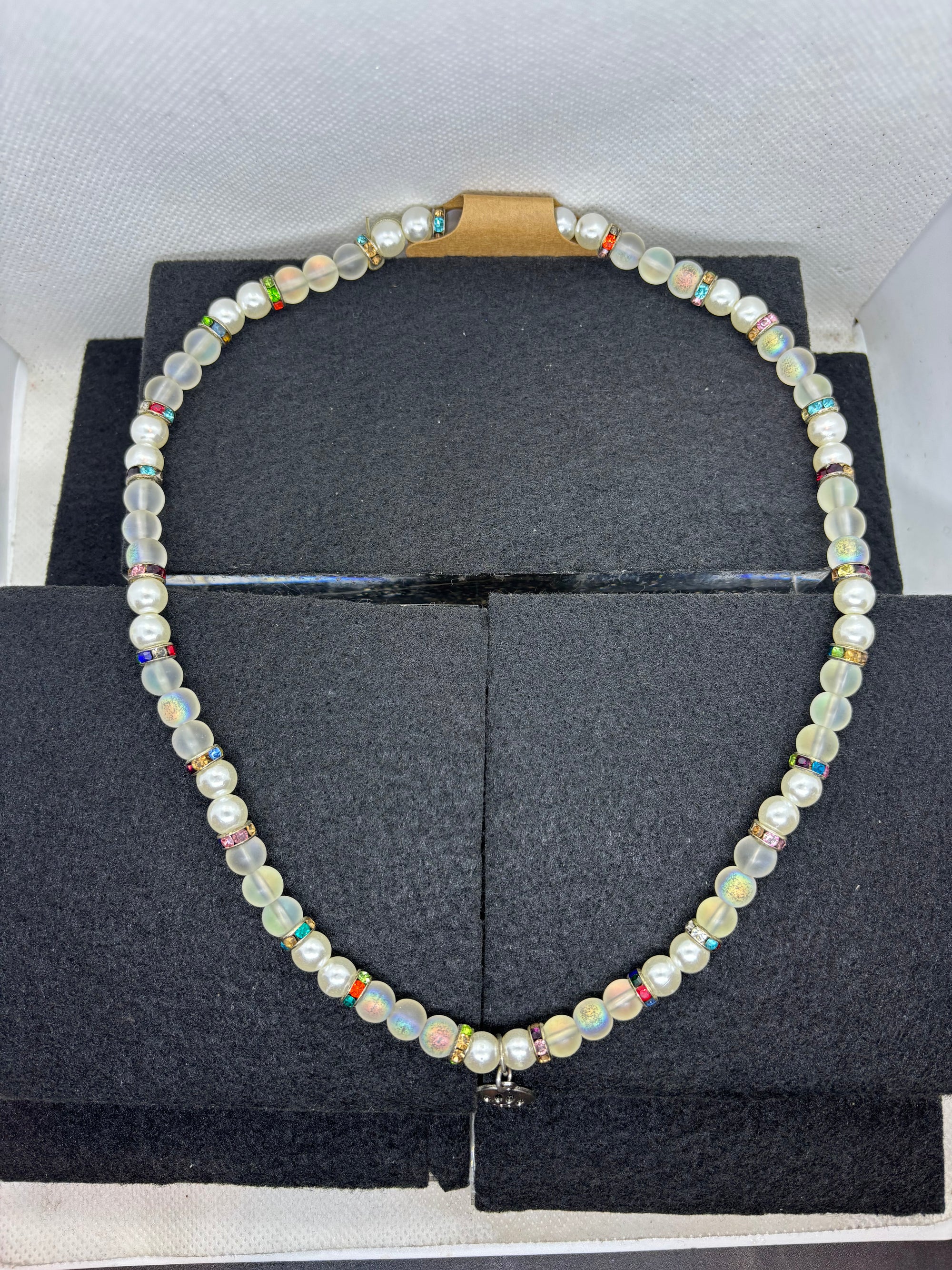 Paw Print Beaded Necklace