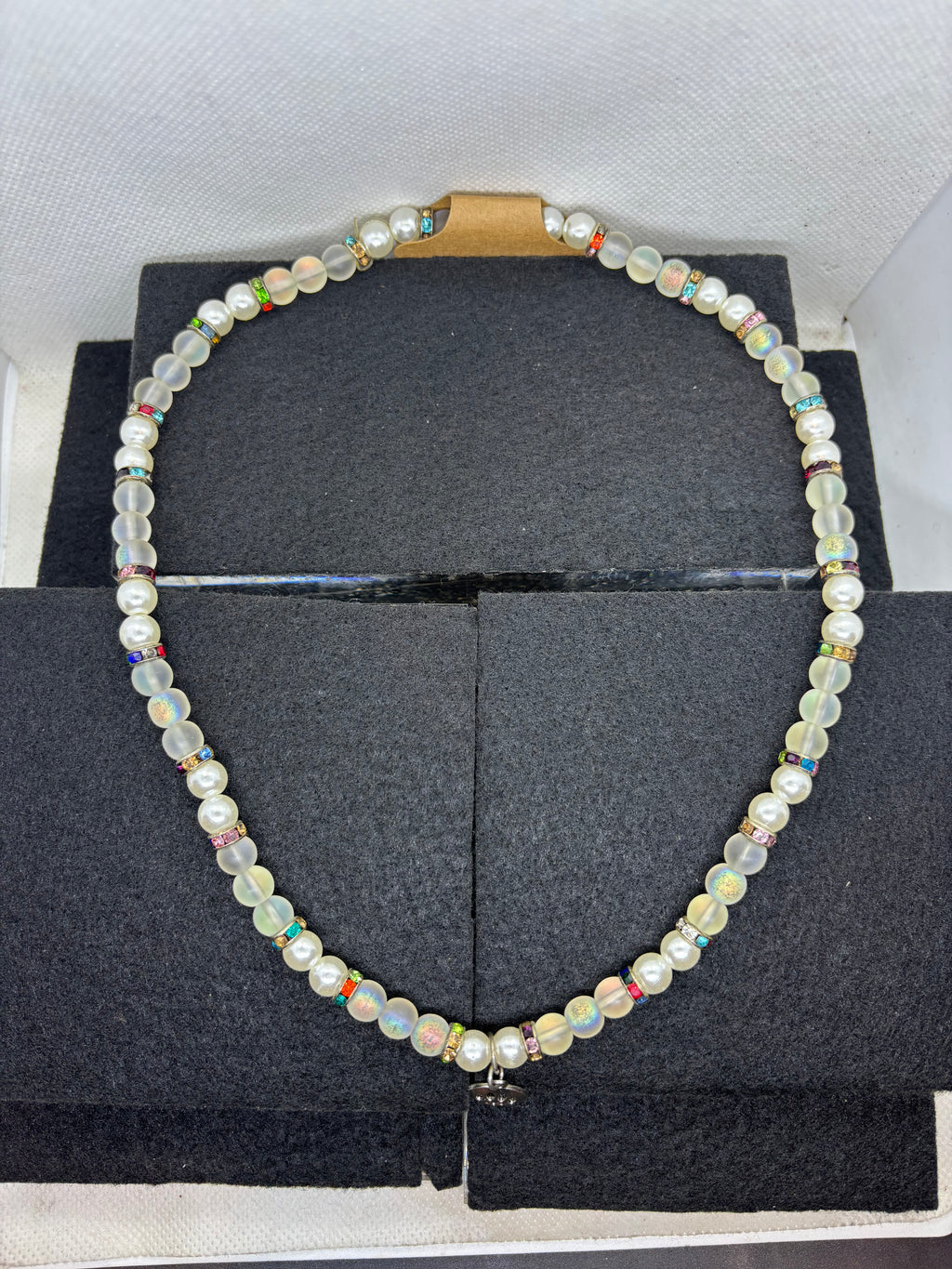 Paw Print Beaded Necklace