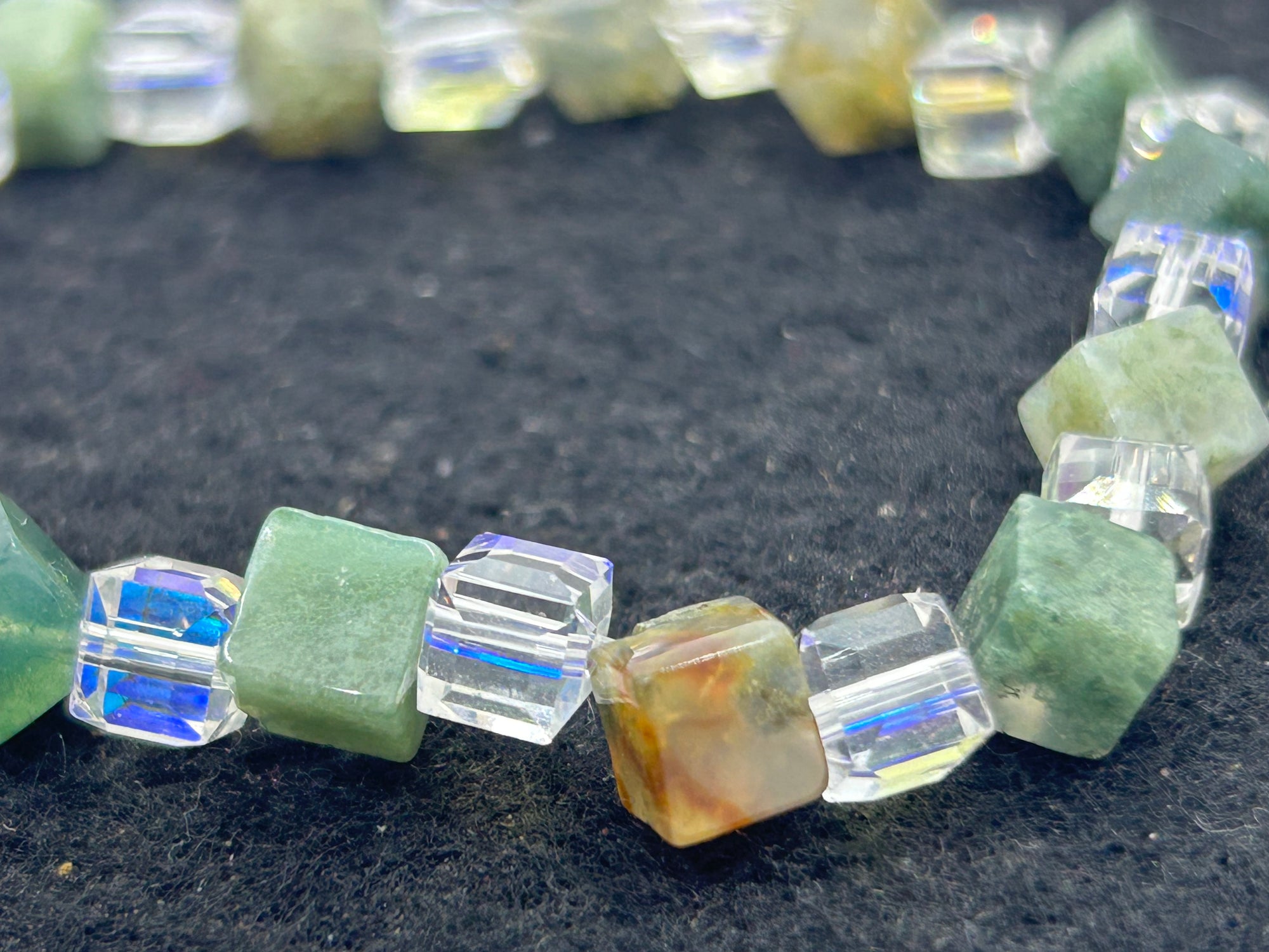 Natural Stone Beaded Bracelet