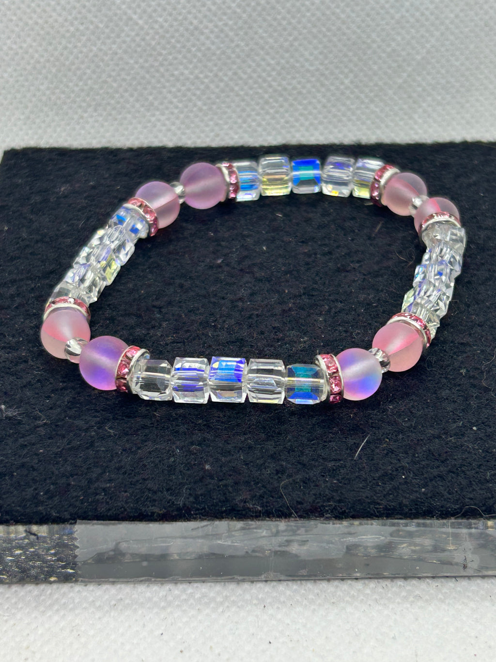 Pink Mermaid Beaded Bracelet