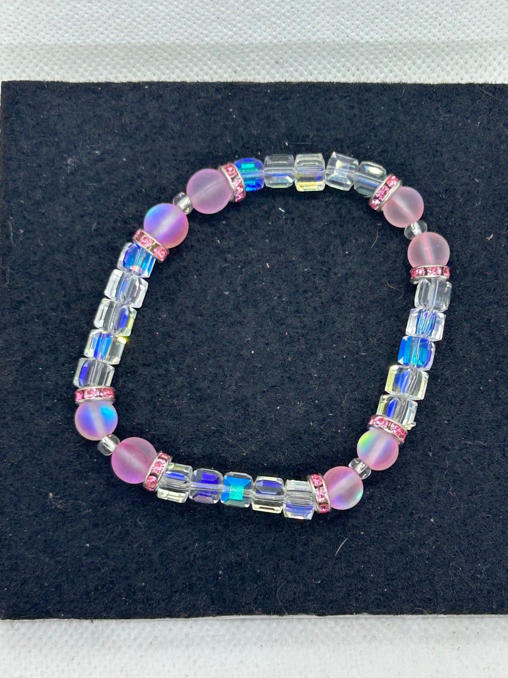 Pink Mermaid Beaded Bracelet