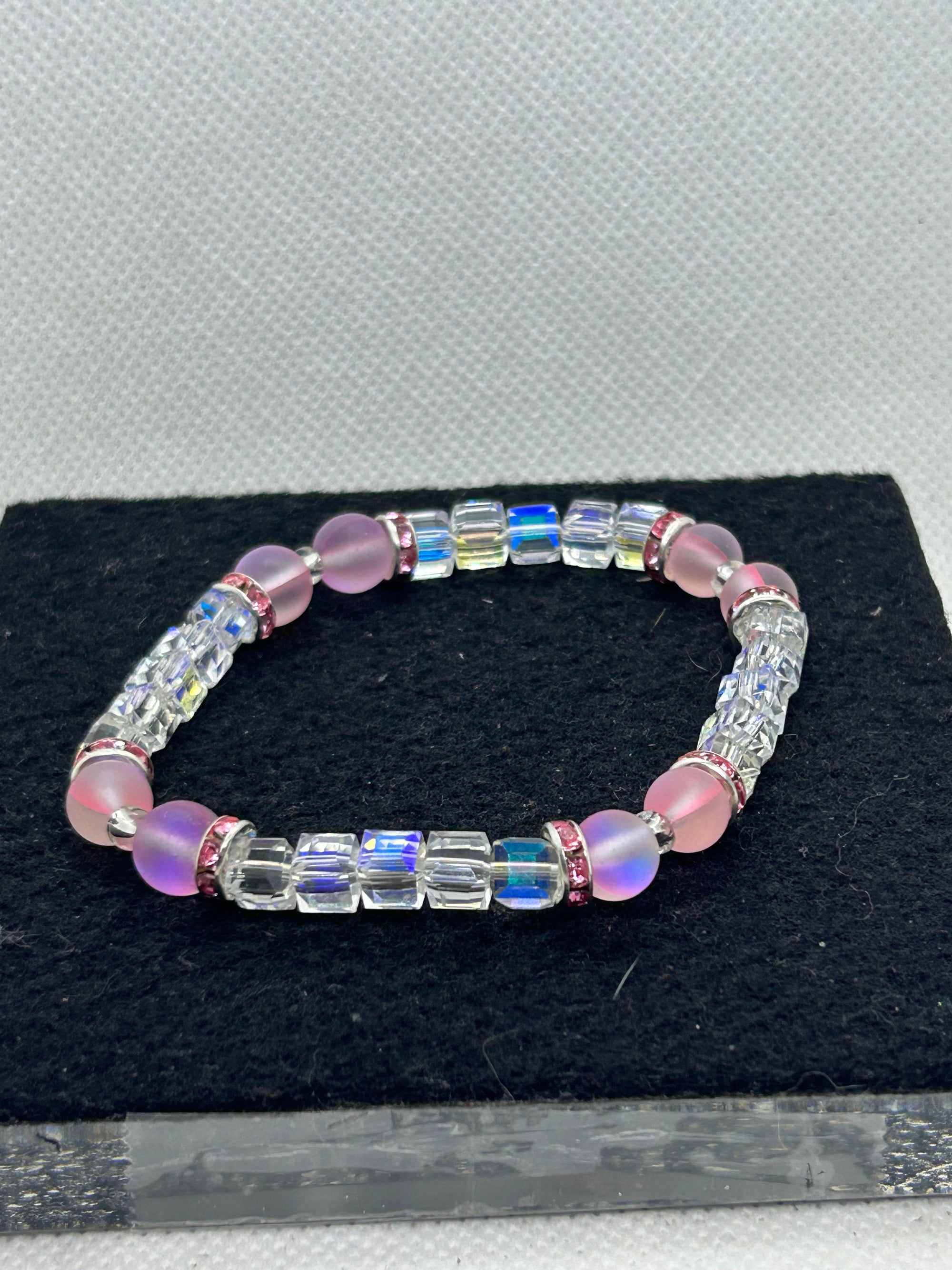 Pink Mermaid Beaded Bracelet