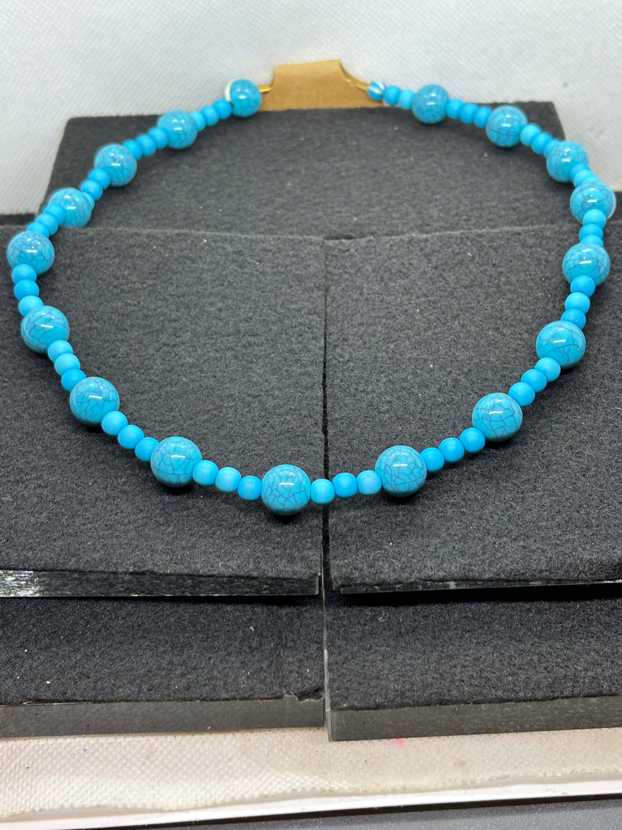 Blue Beaded Necklace