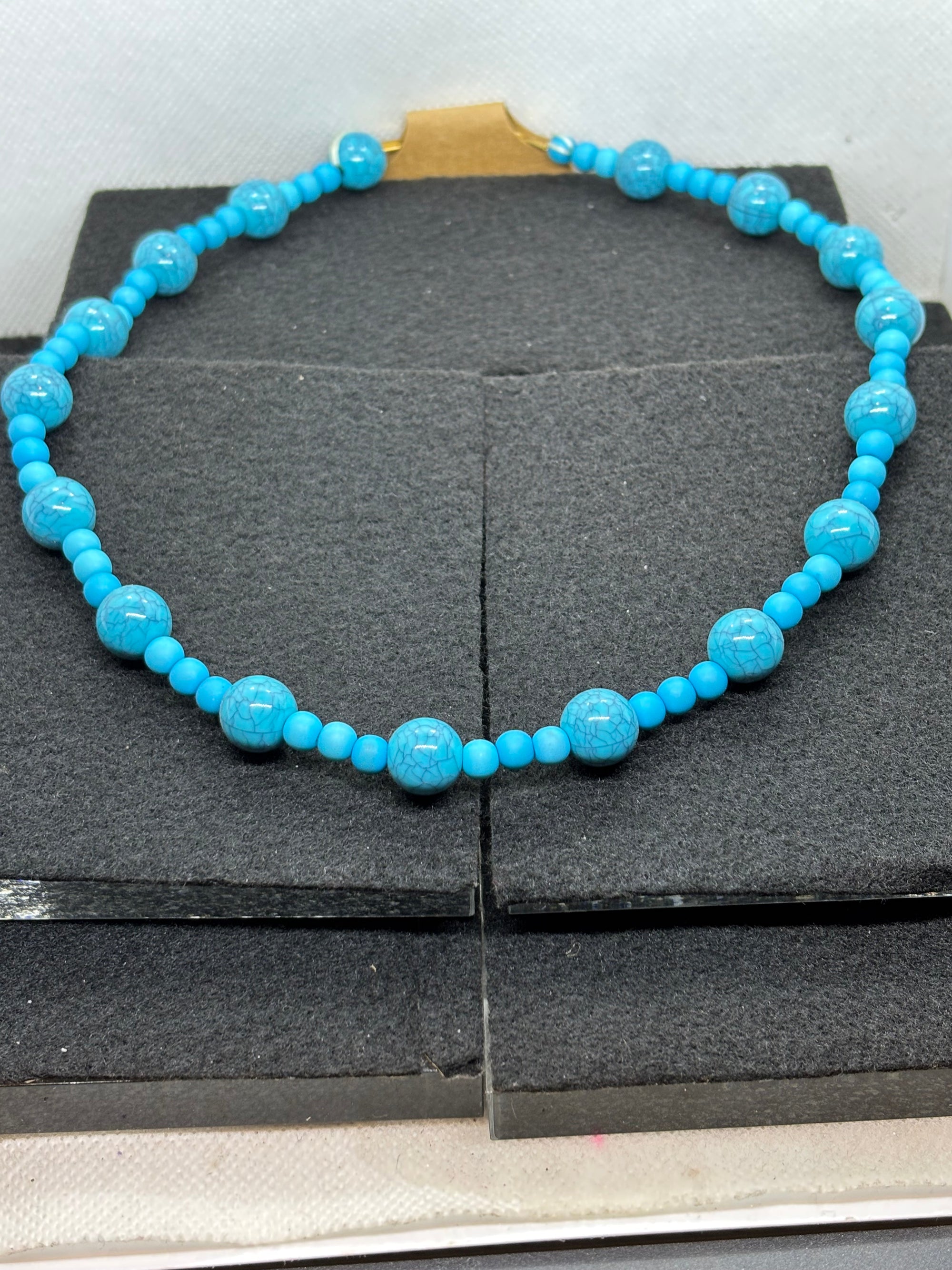 Blue Beaded Necklace