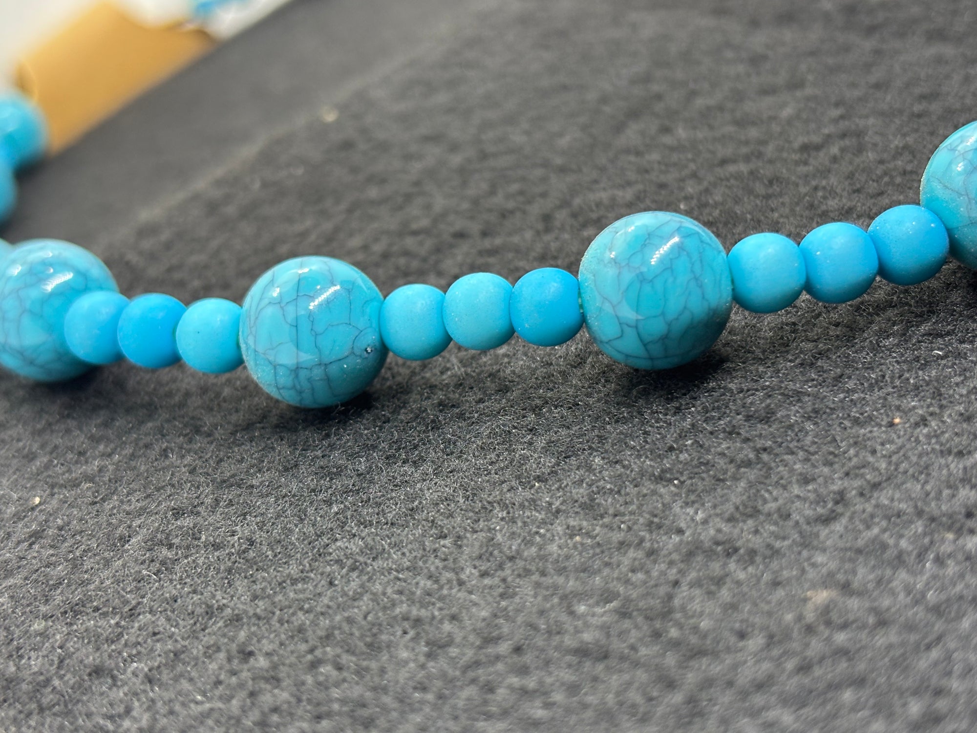 Blue Beaded Necklace