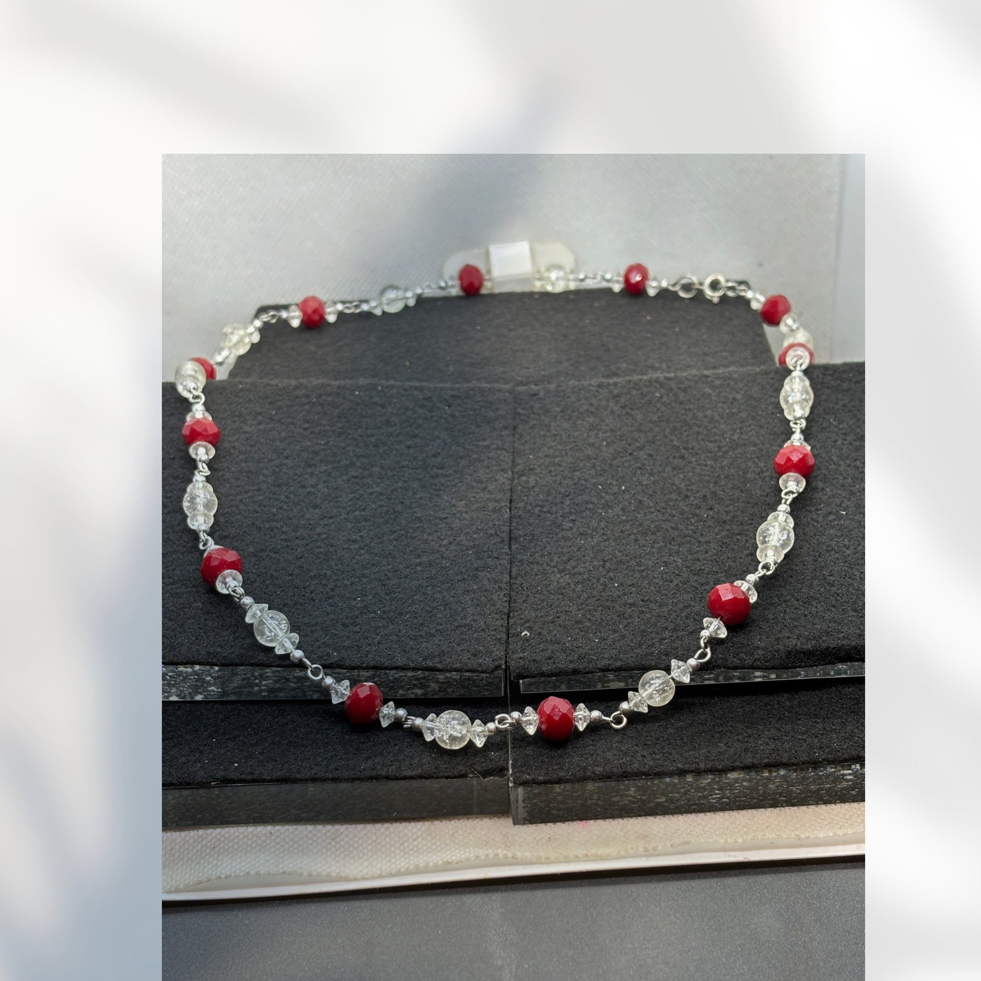 Red Beaded Necklace
