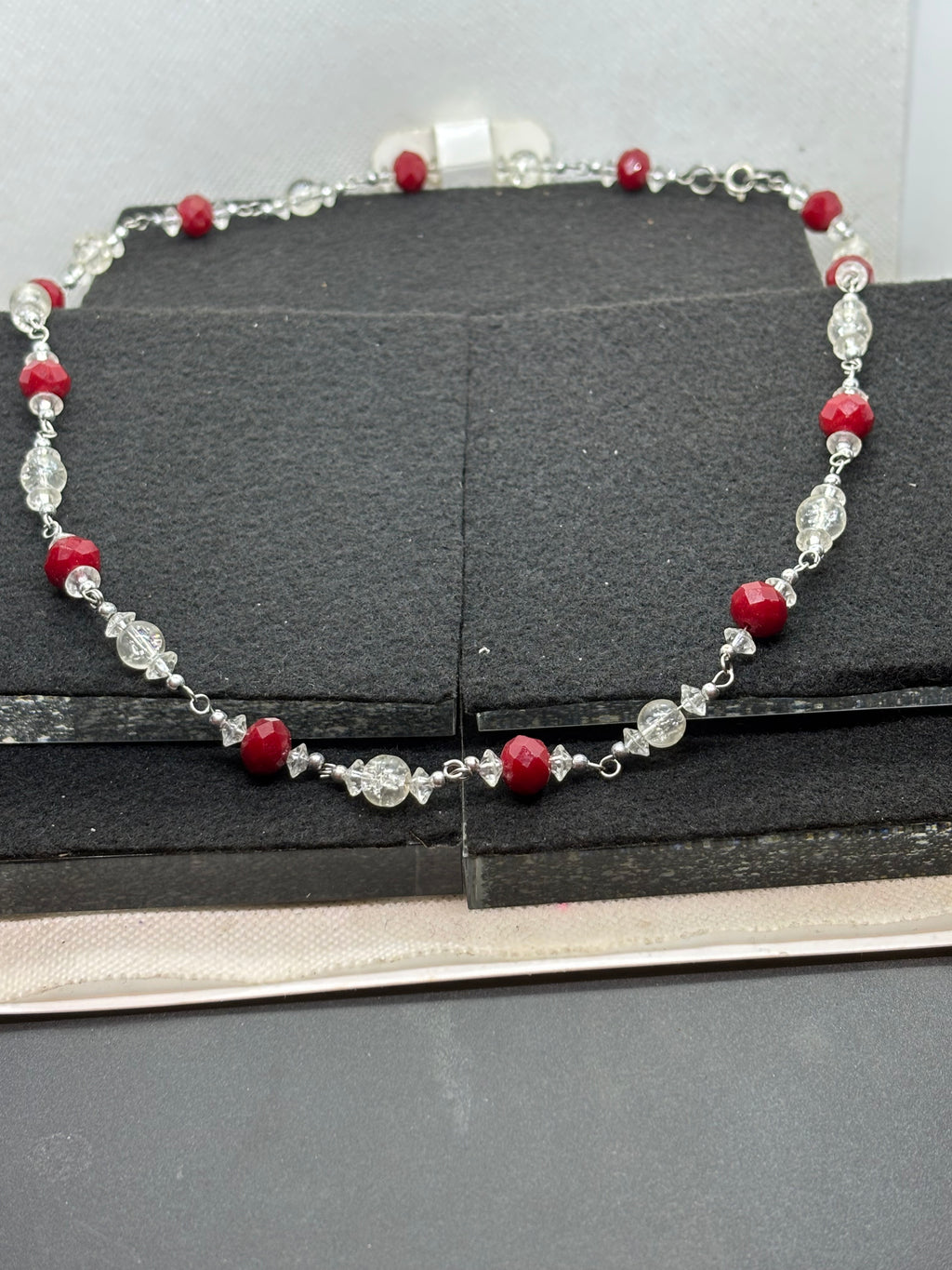 Red Beaded Necklace