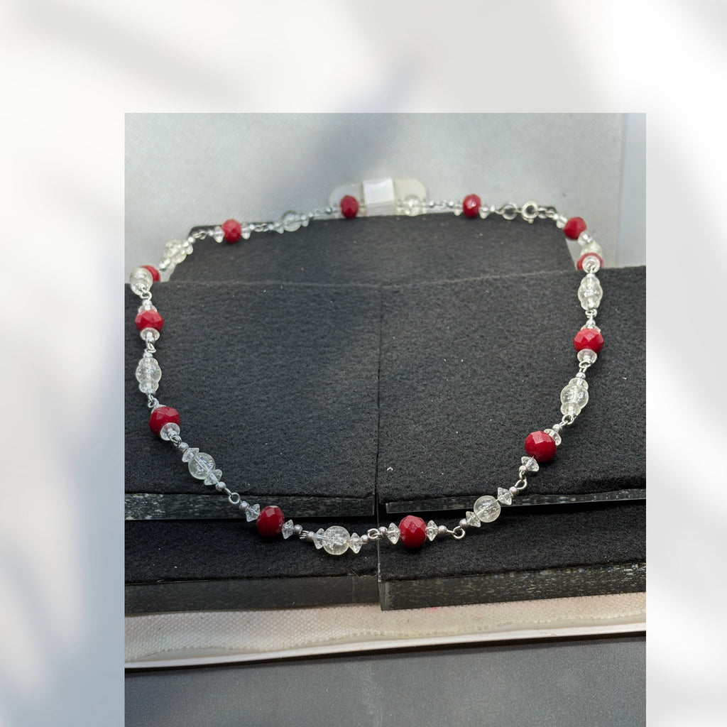 Red Beaded Necklace