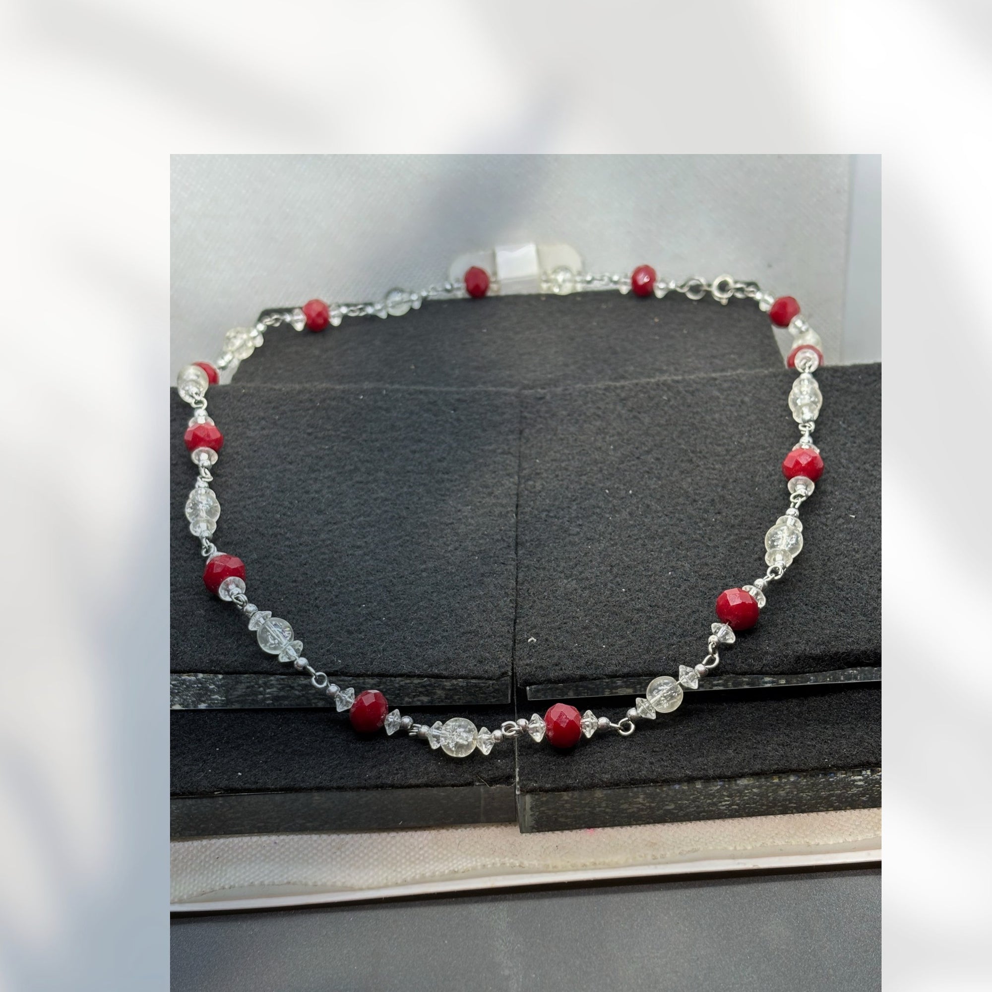 Red Beaded Necklace