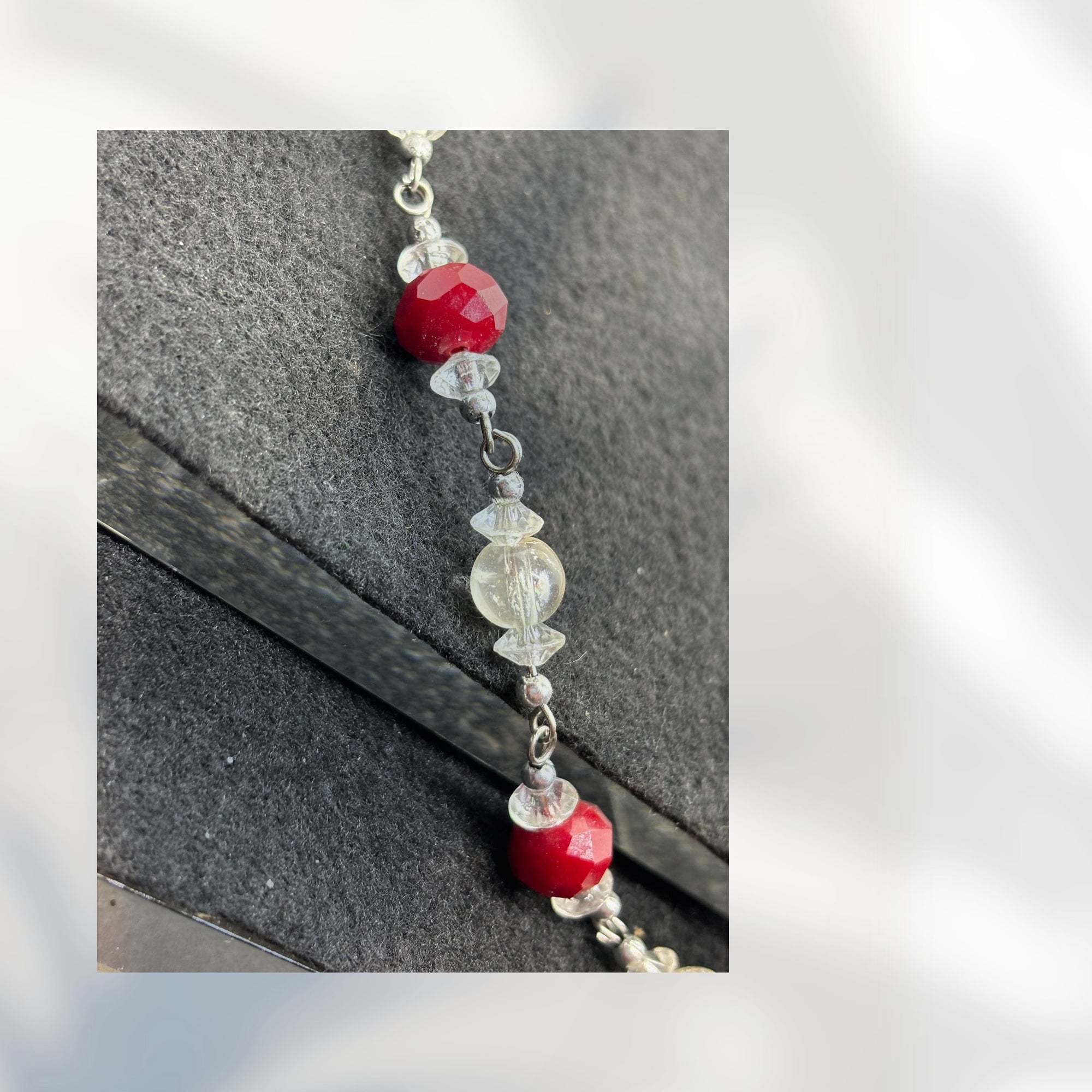 Red Beaded Necklace
