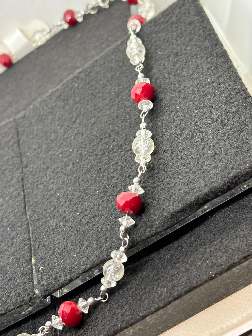 Red Beaded Necklace
