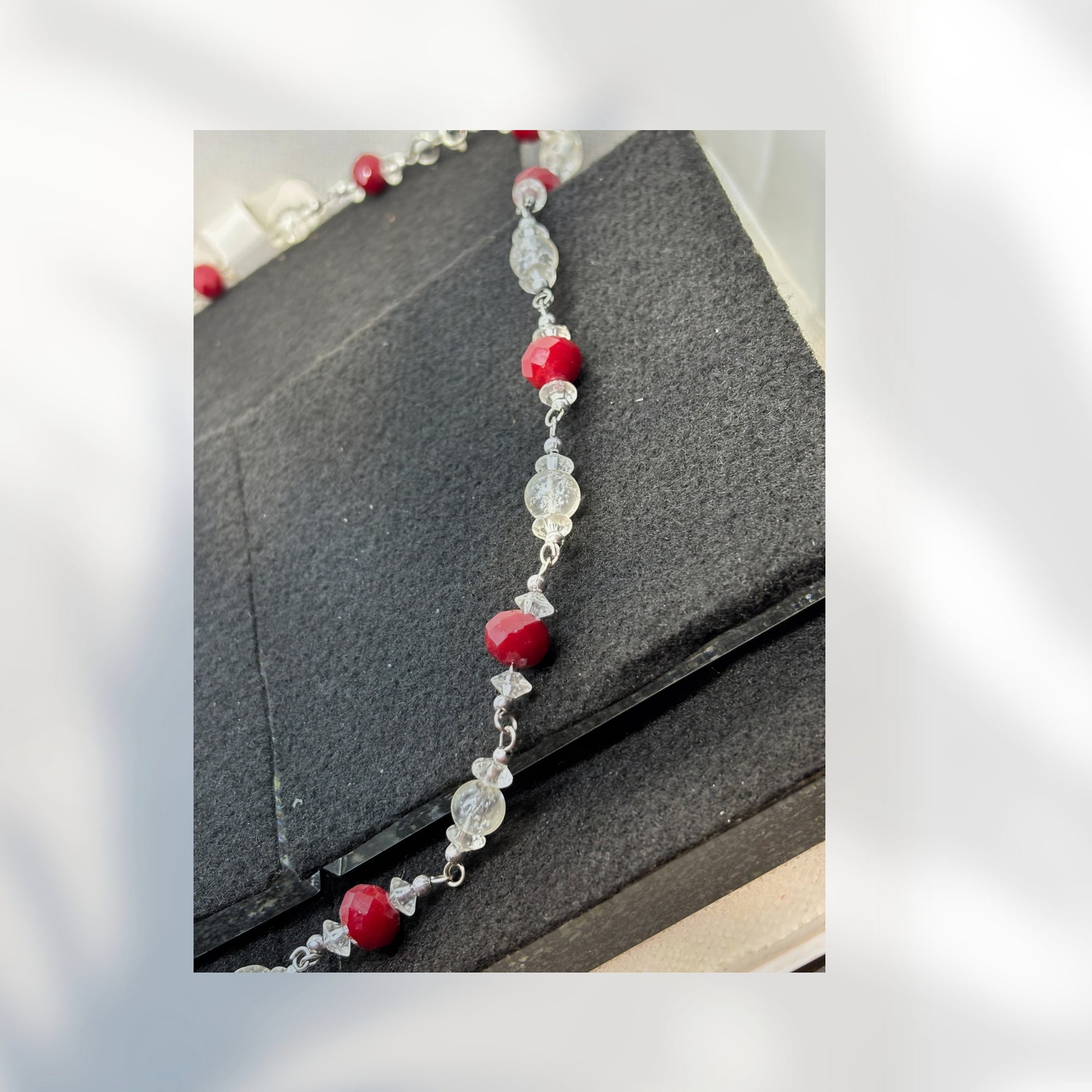 Red Beaded Necklace