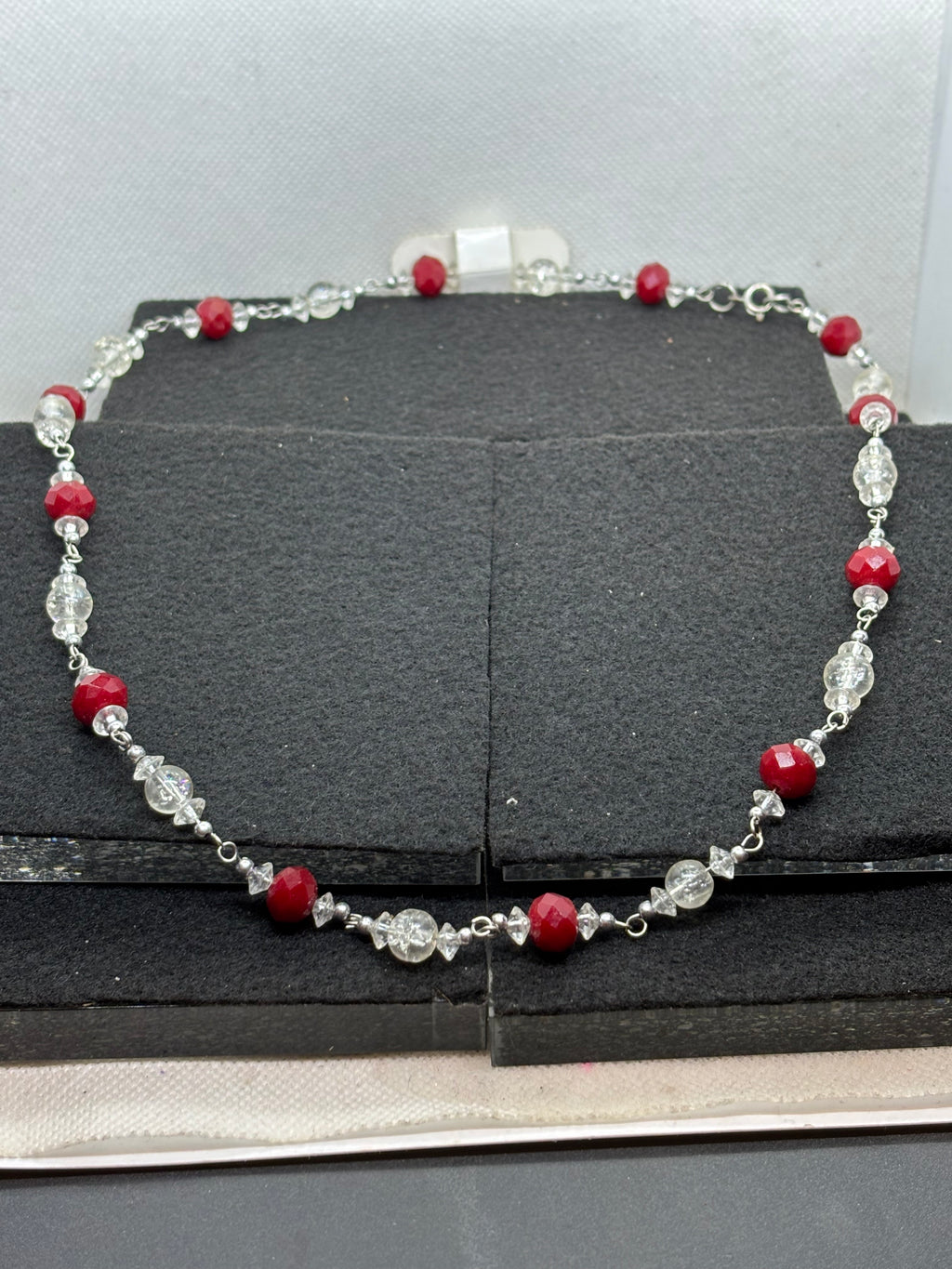 Red Beaded Necklace