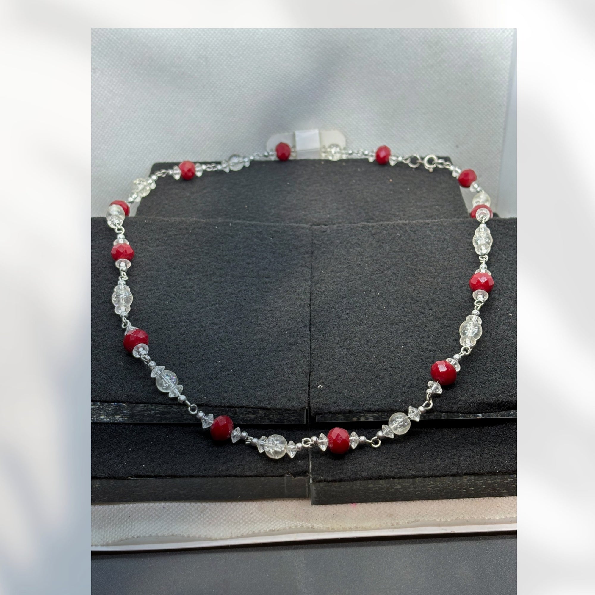 Red Beaded Necklace