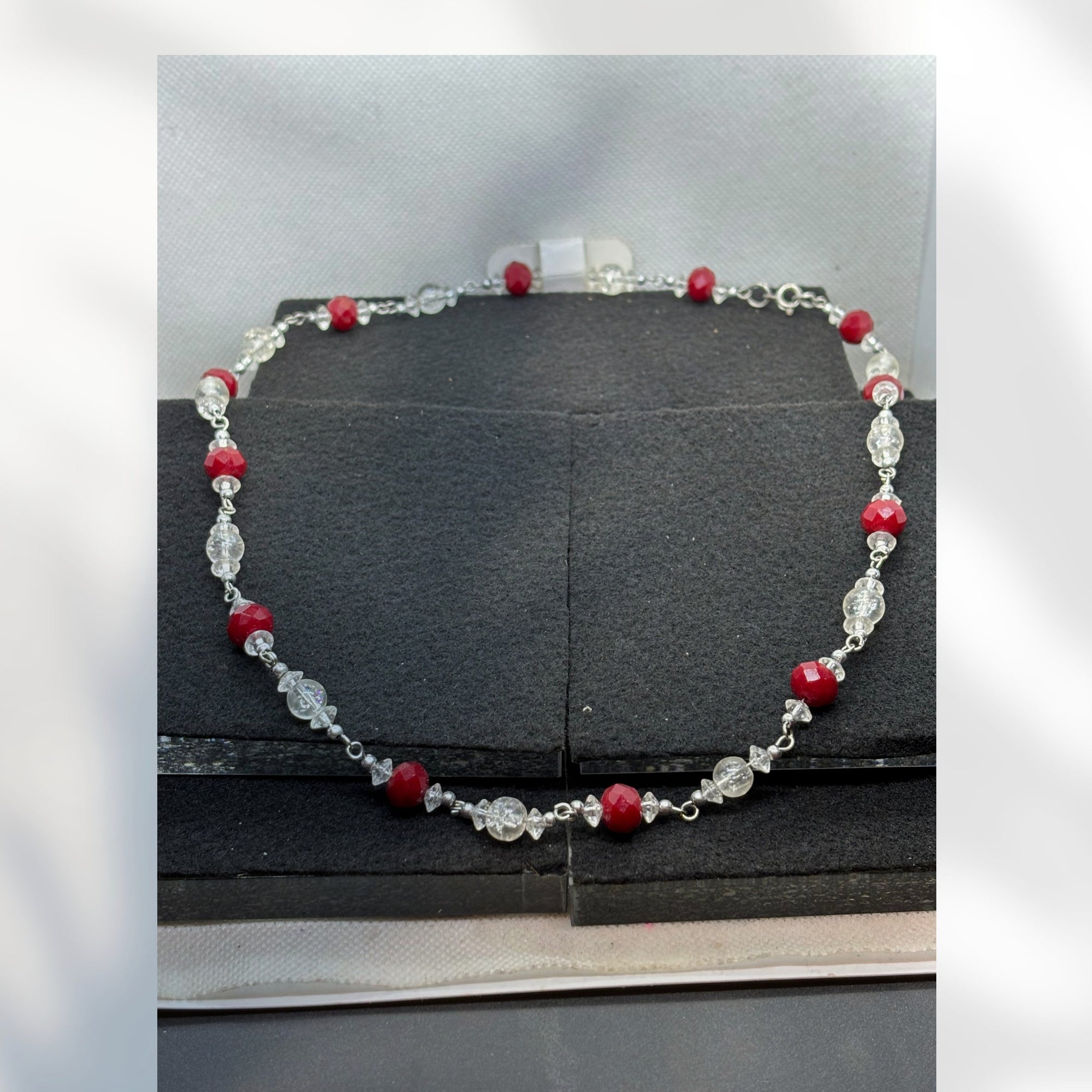 Red Beaded Necklace