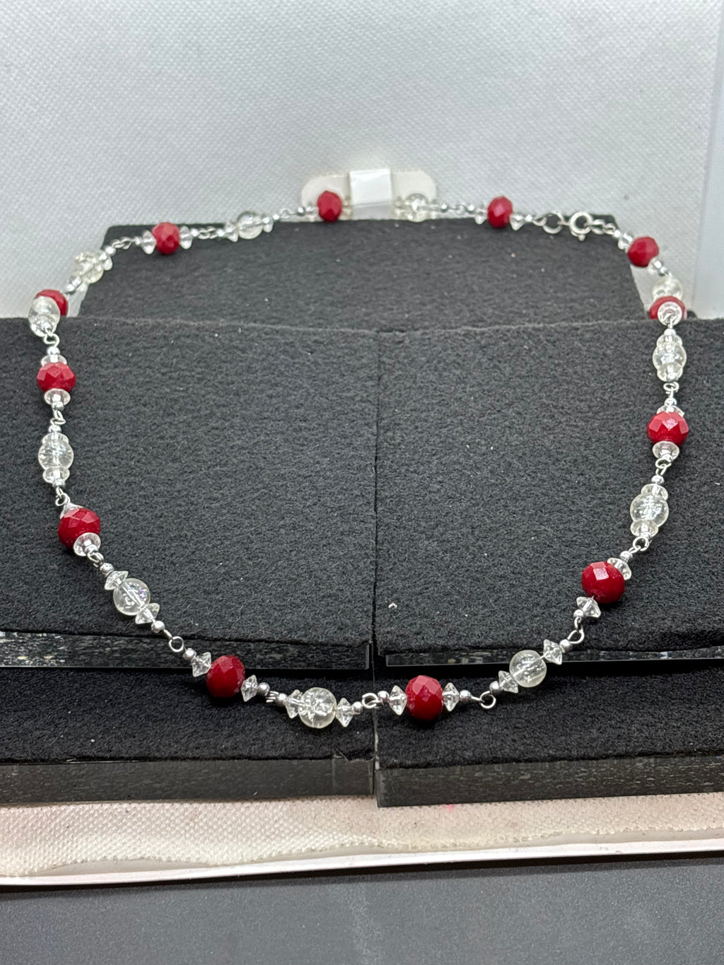 Red Beaded Necklace