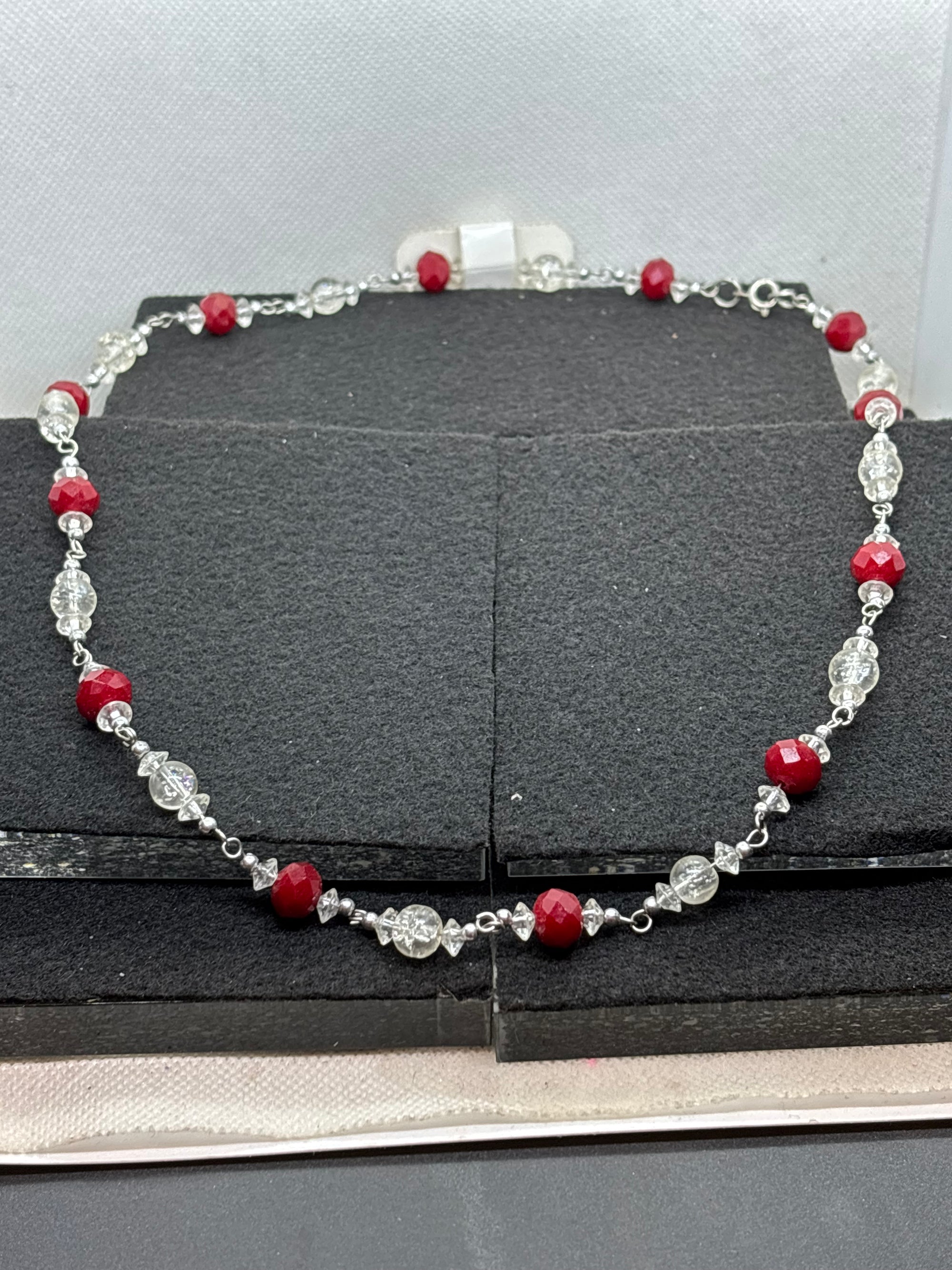 Red Beaded Necklace