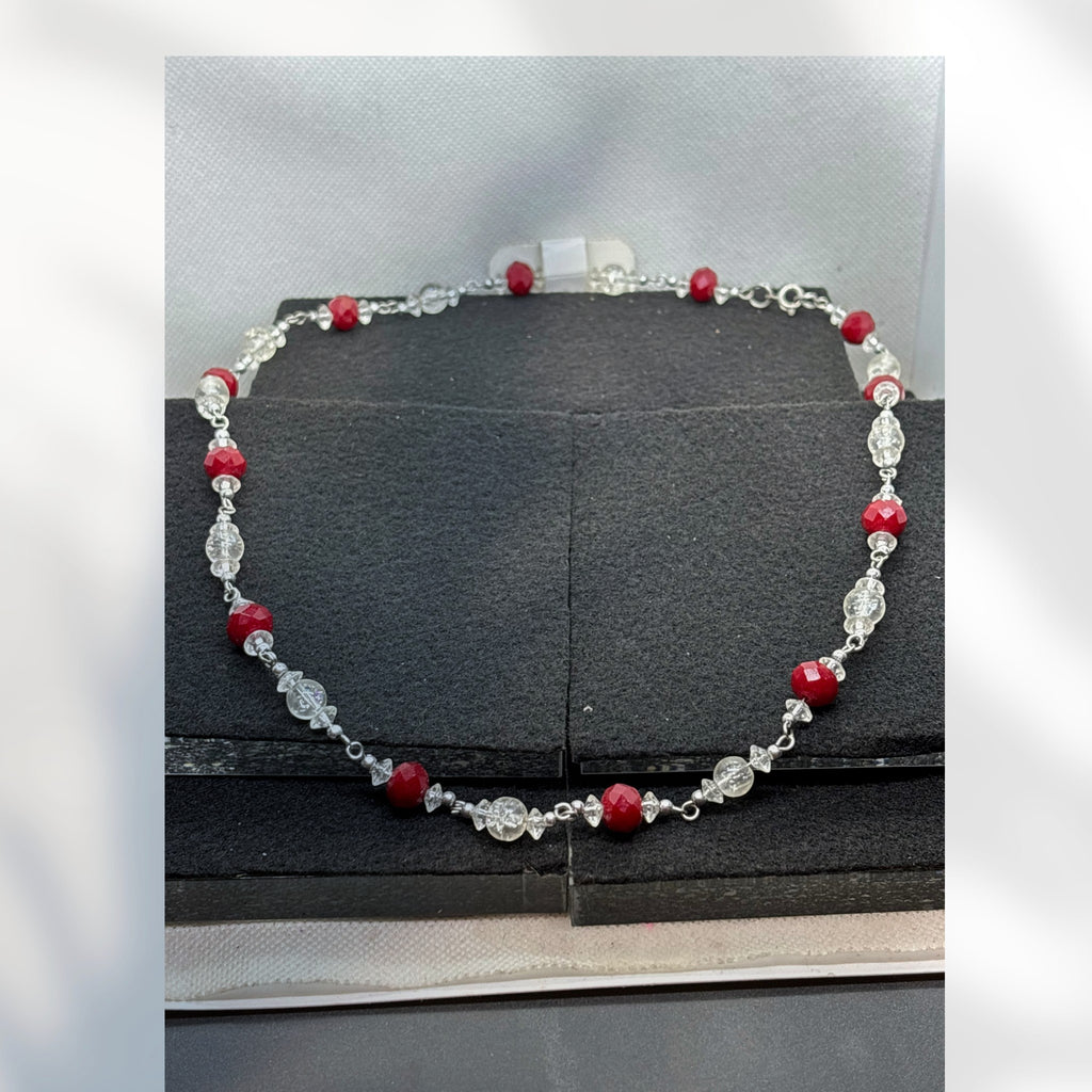 Red Beaded Necklace