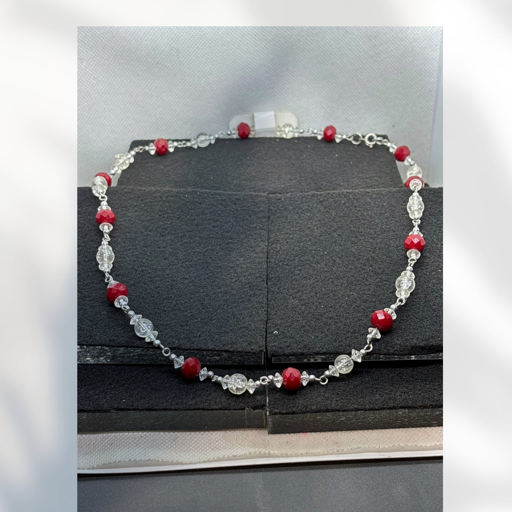 Red Beaded Necklace