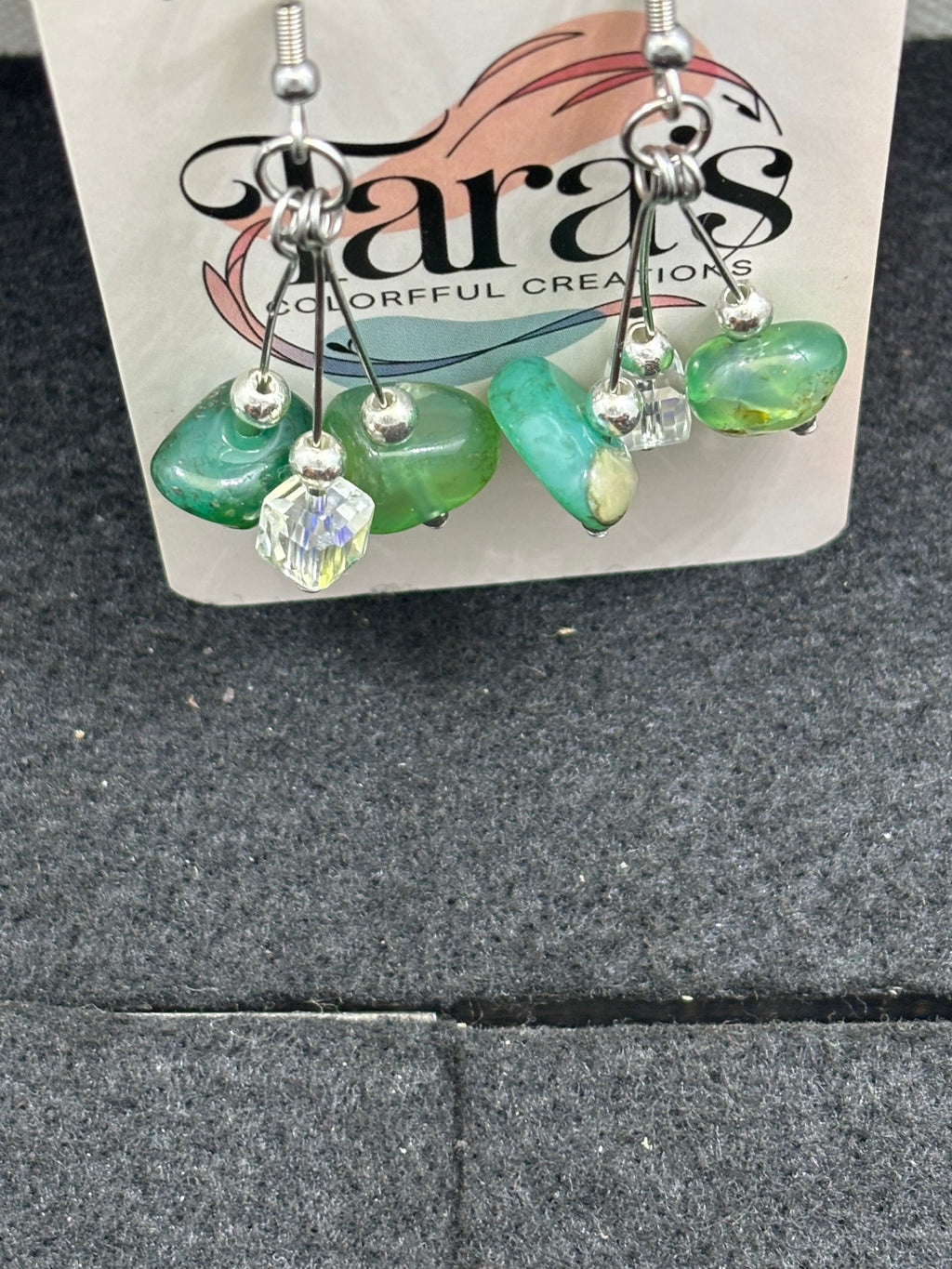 Jade earrings