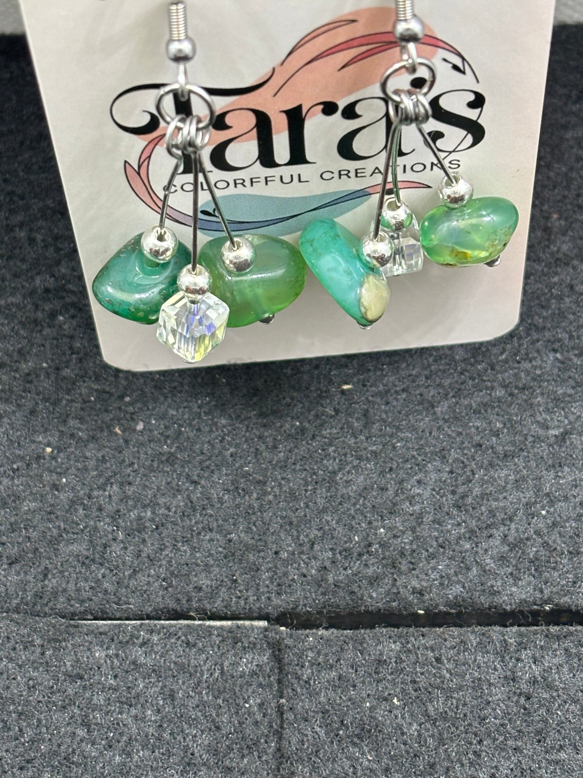 Jade earrings