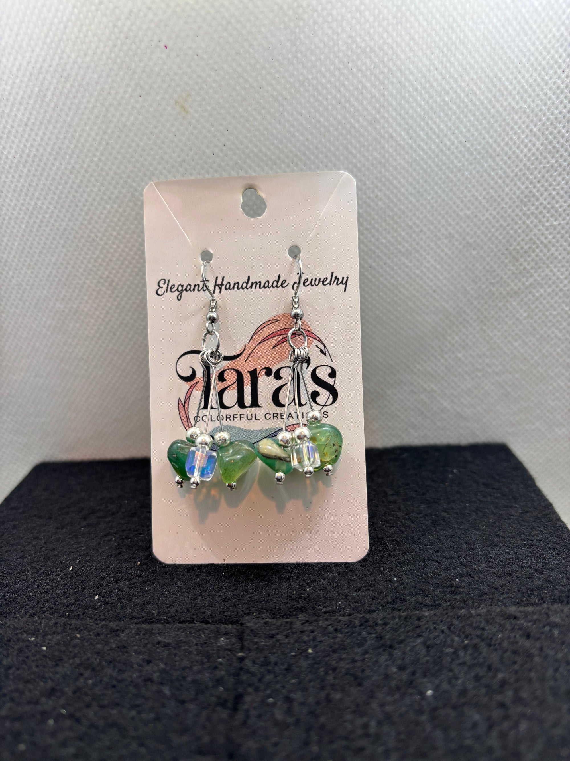 Jade earrings