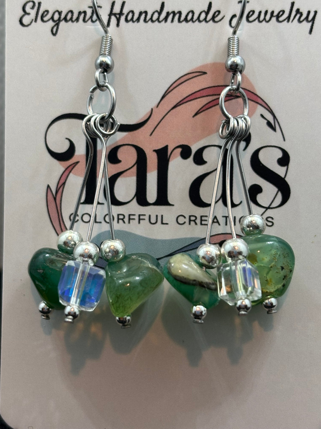 Jade earrings