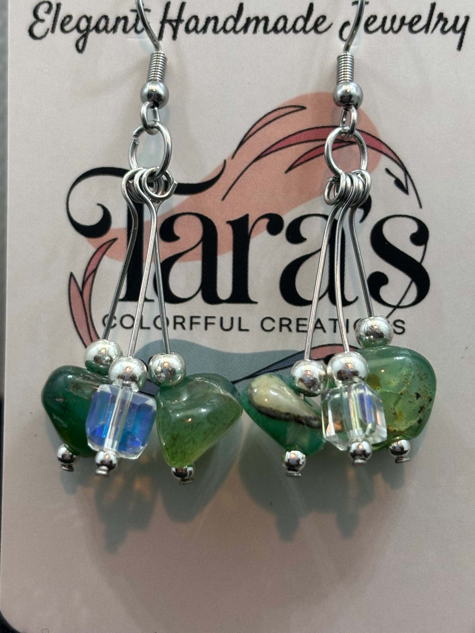 Jade earrings