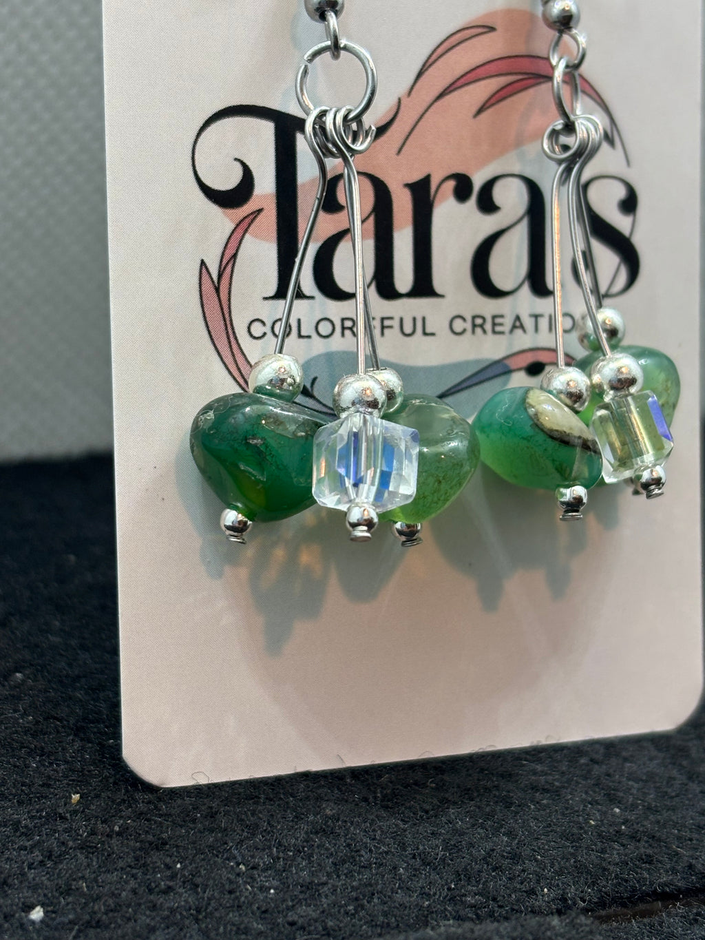 Jade earrings