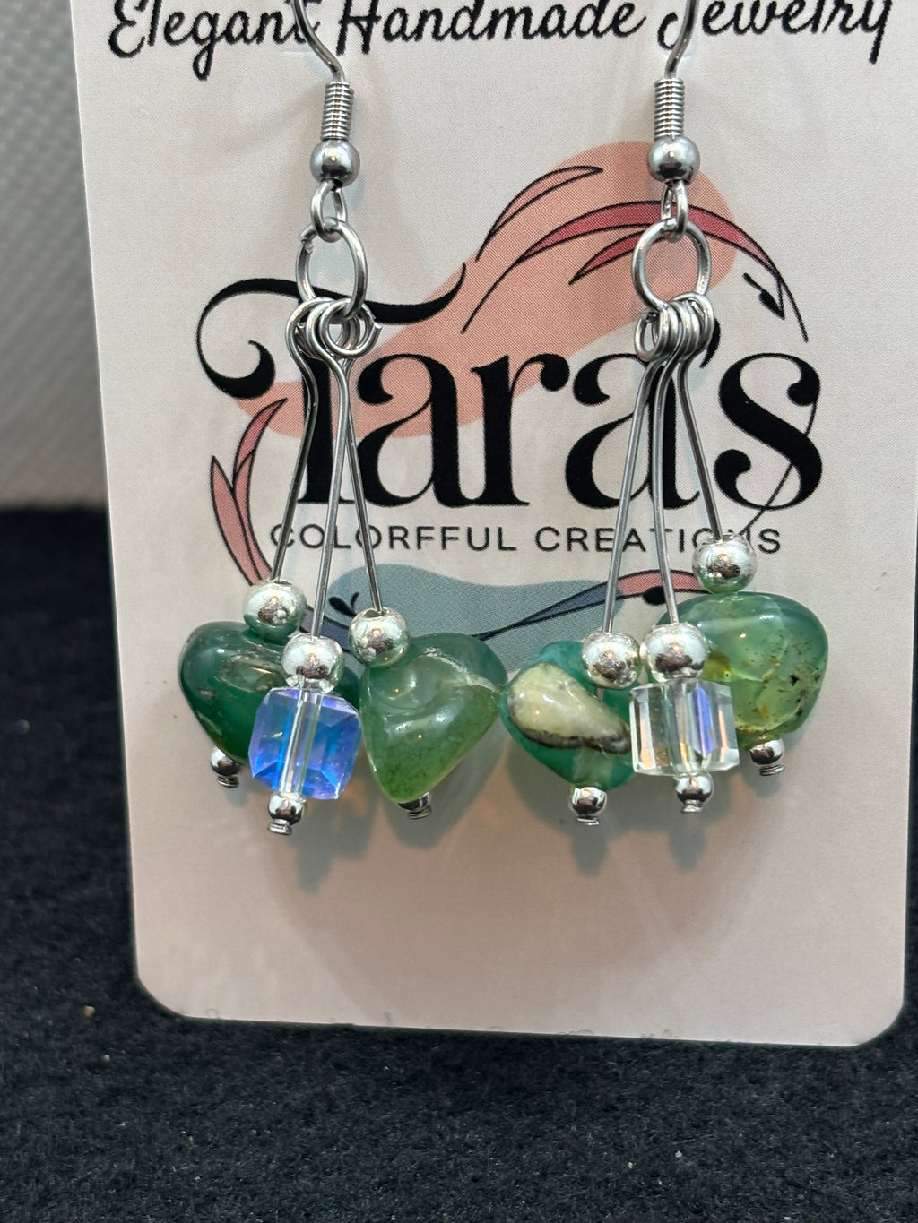 Jade earrings