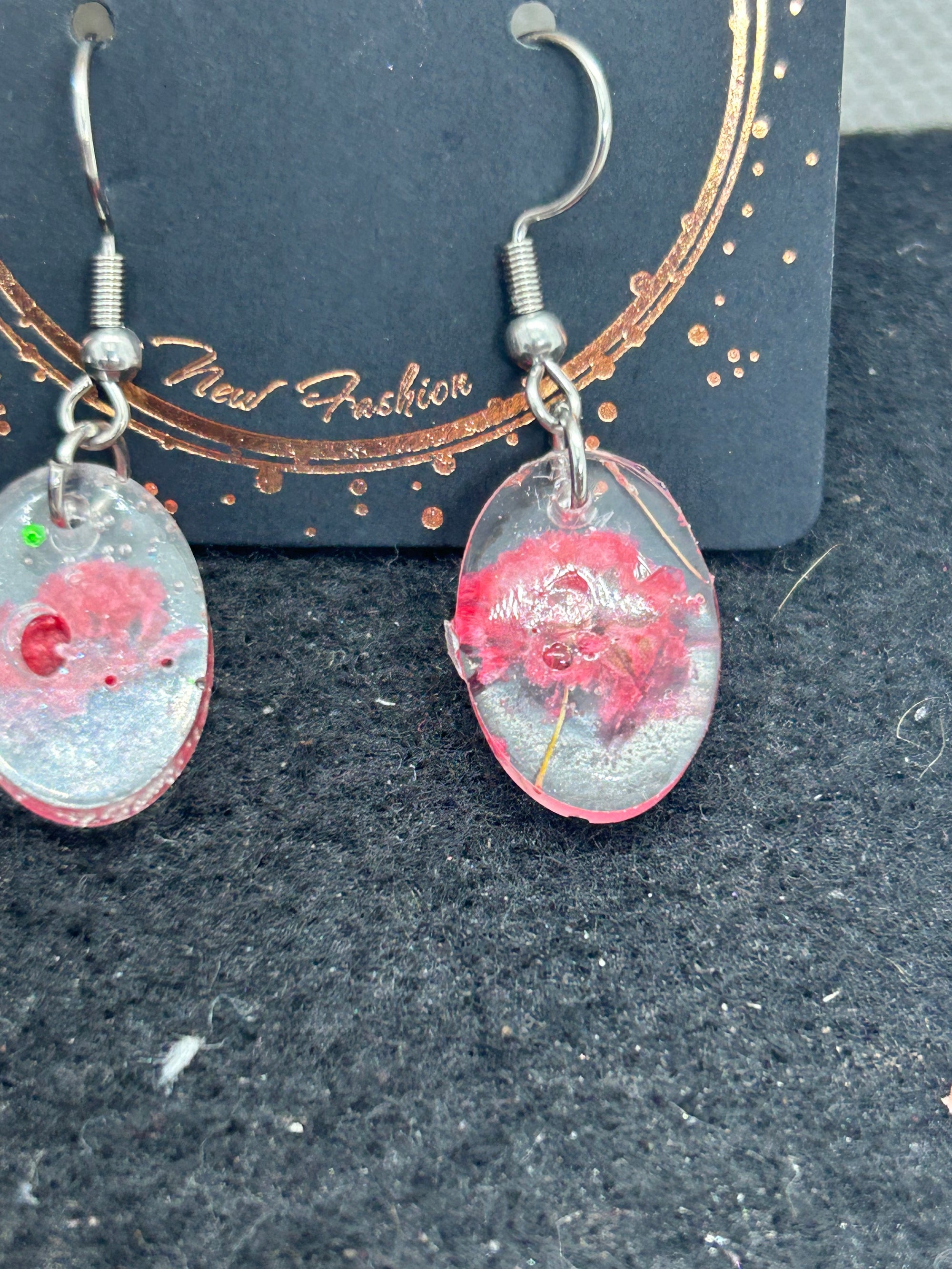 Small Dried Flower Earrings
