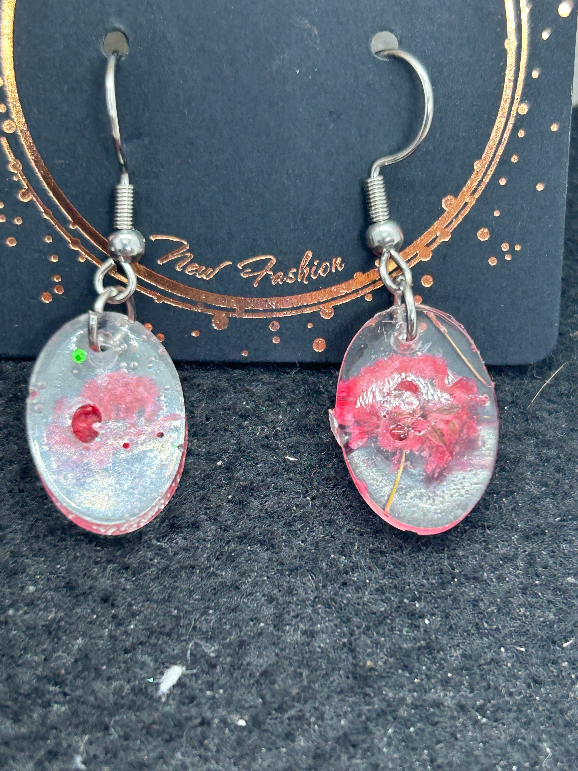 Small Dried Flower Earrings