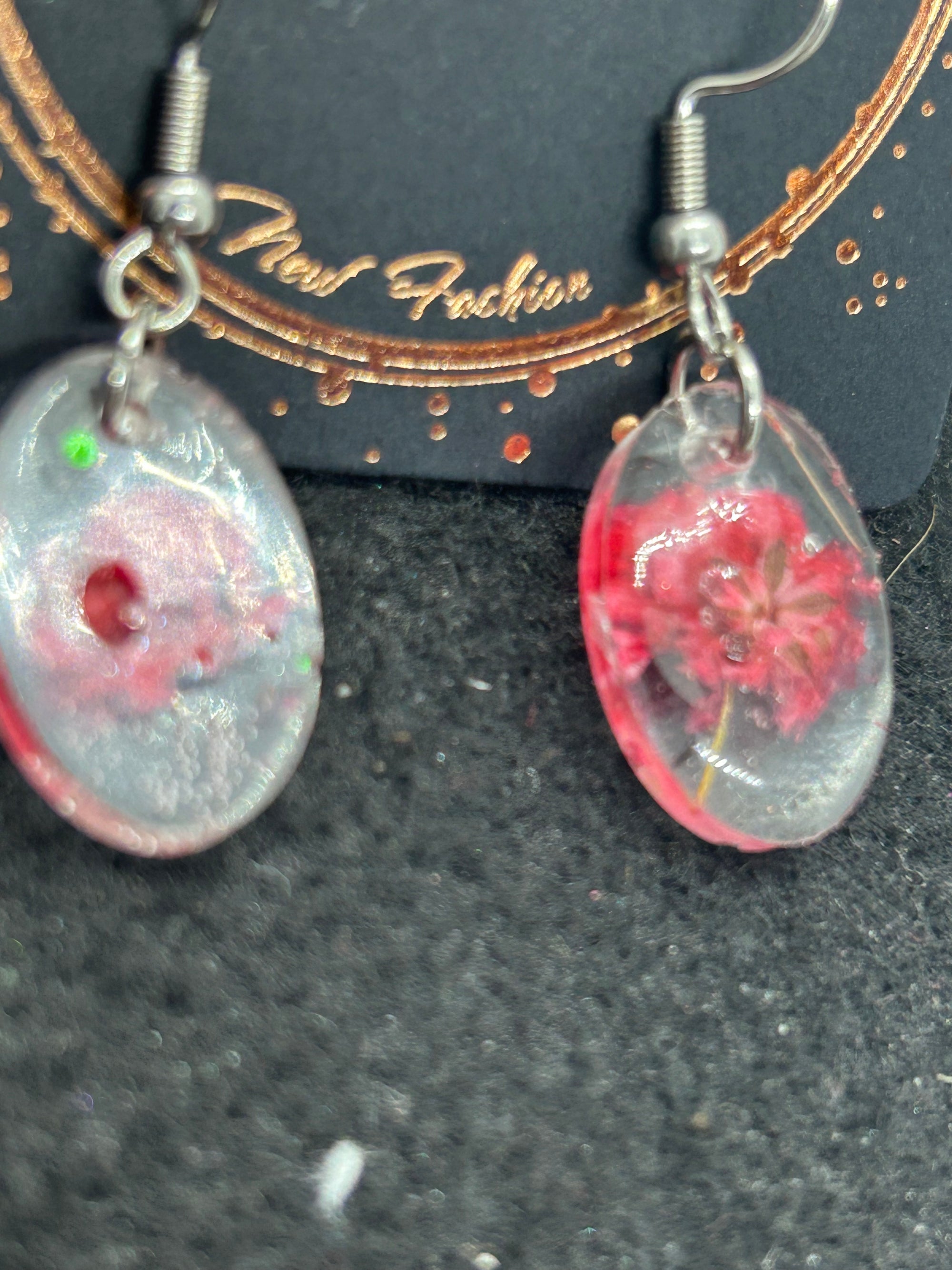 Small Dried Flower Earrings