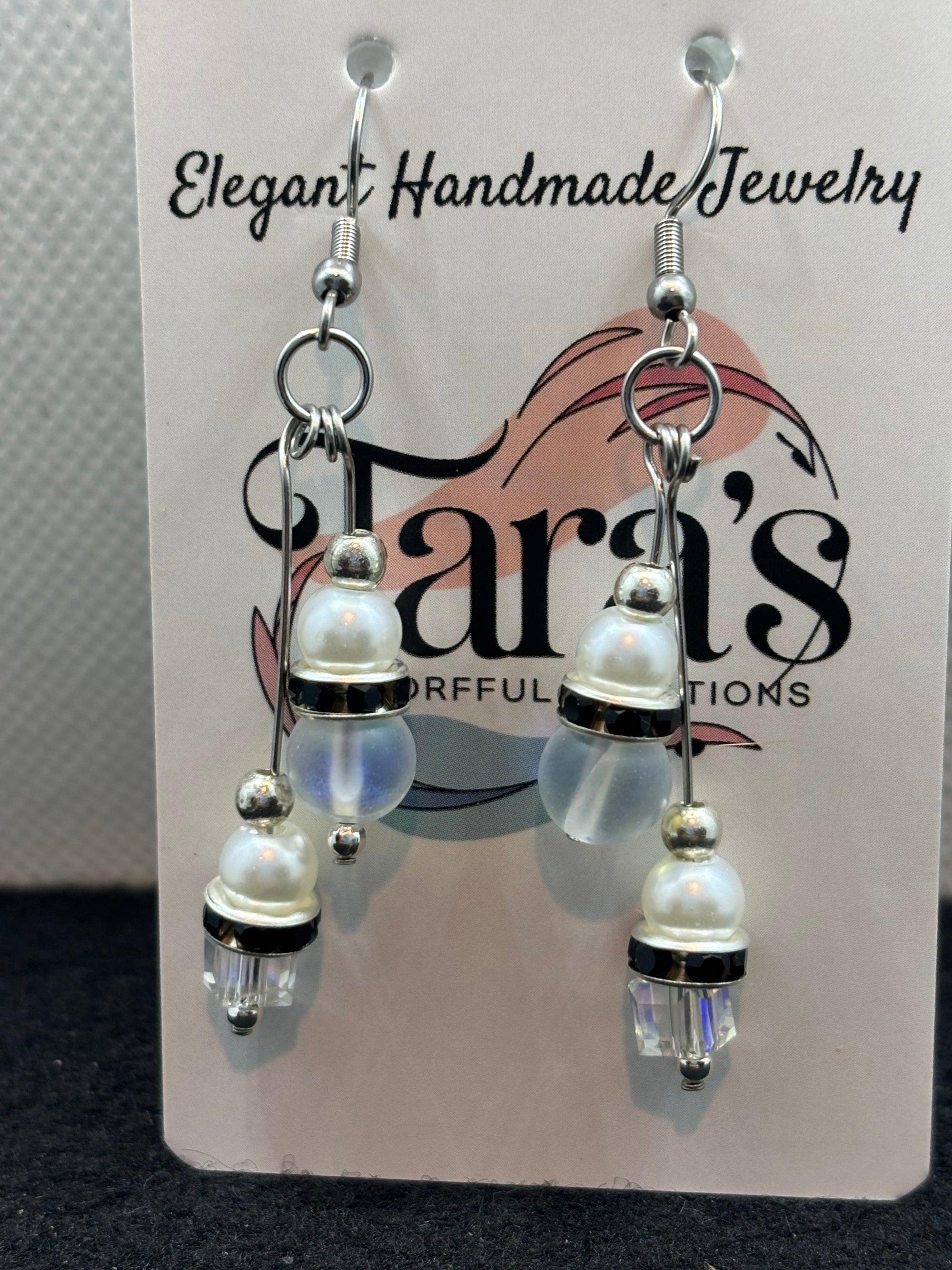 White Mermaid Earrings