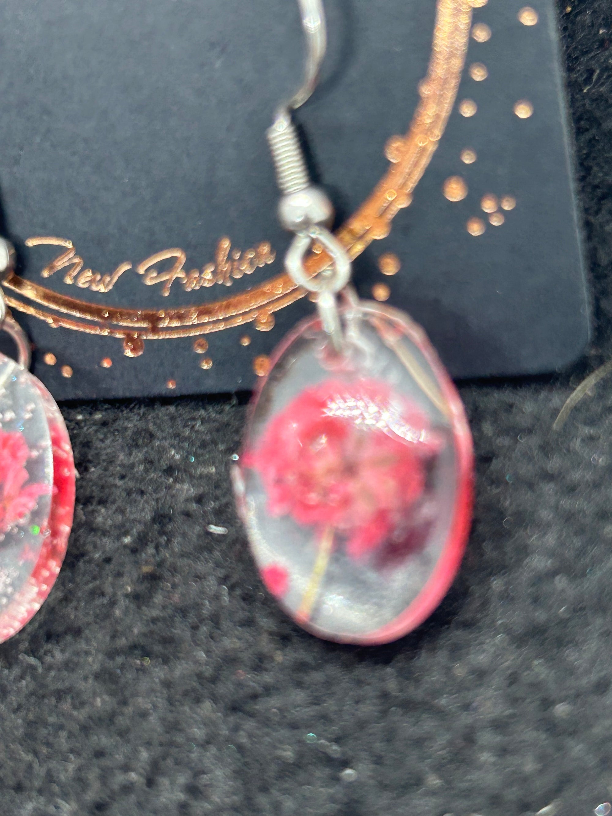 Small Dried Flower Earrings