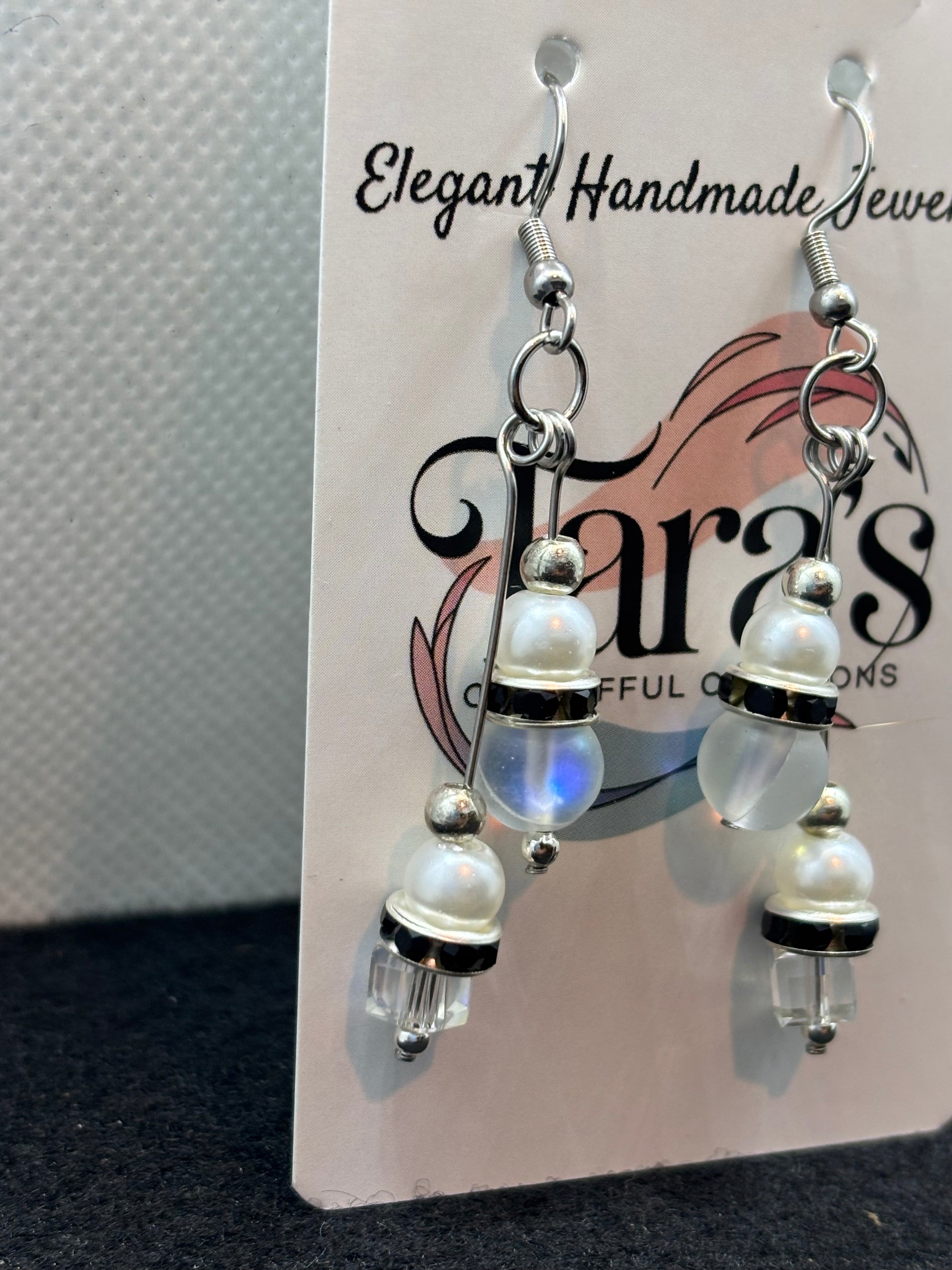 White Mermaid Earrings