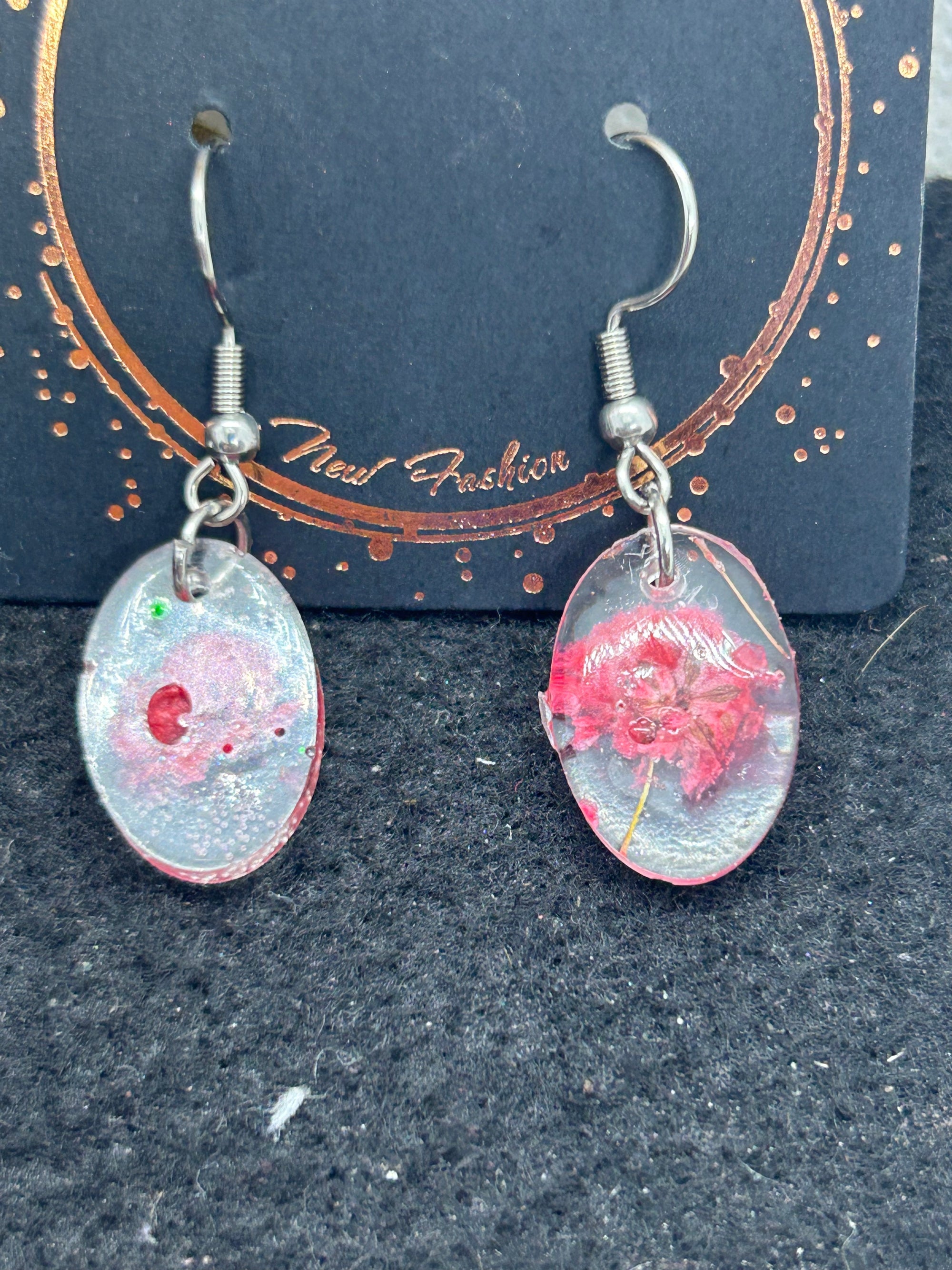 Small Dried Flower Earrings