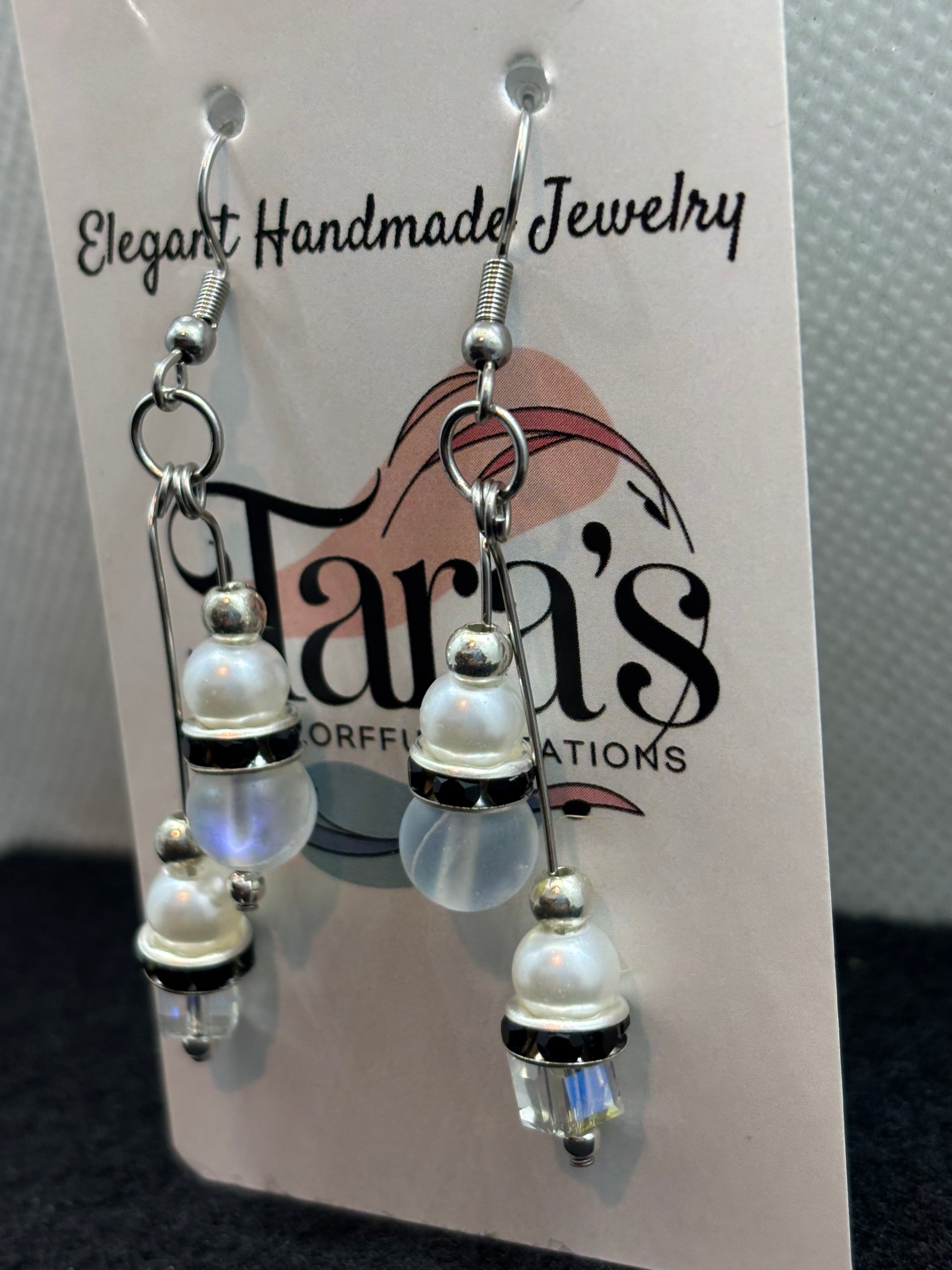 White Mermaid Earrings