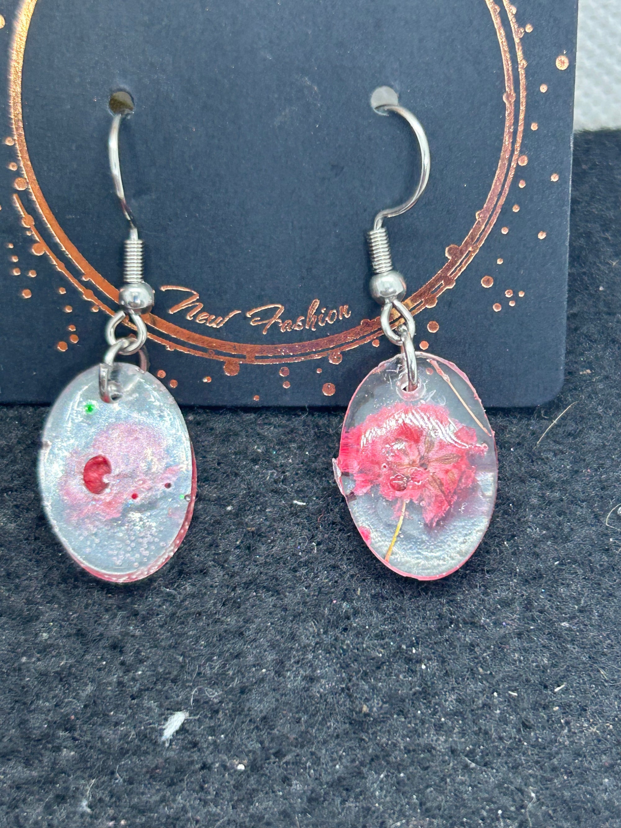 Small Dried Flower Earrings