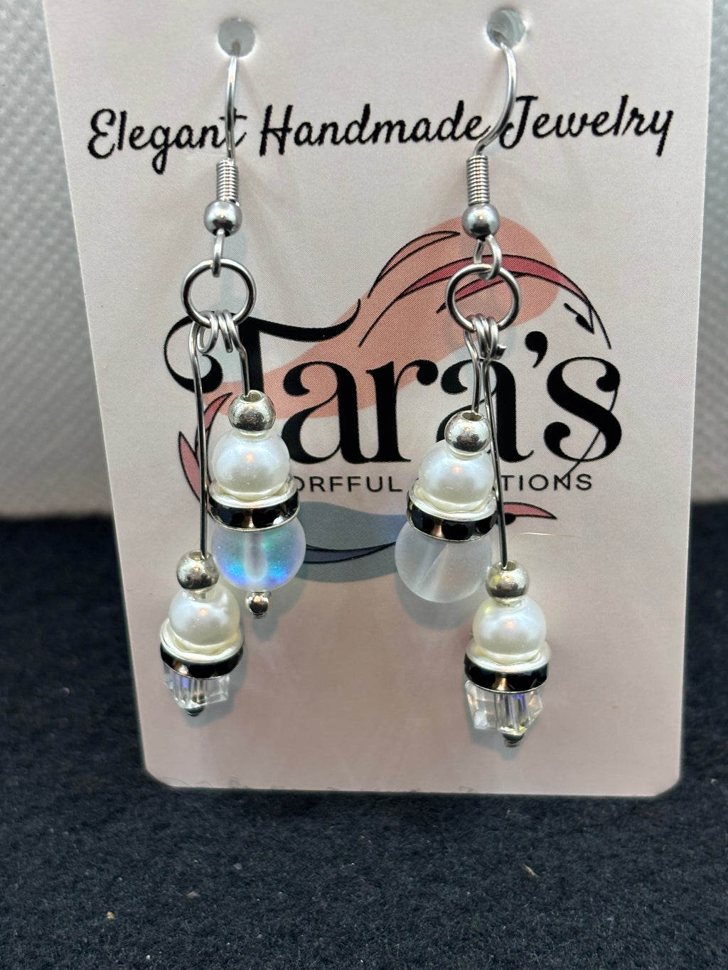 White Mermaid Earrings