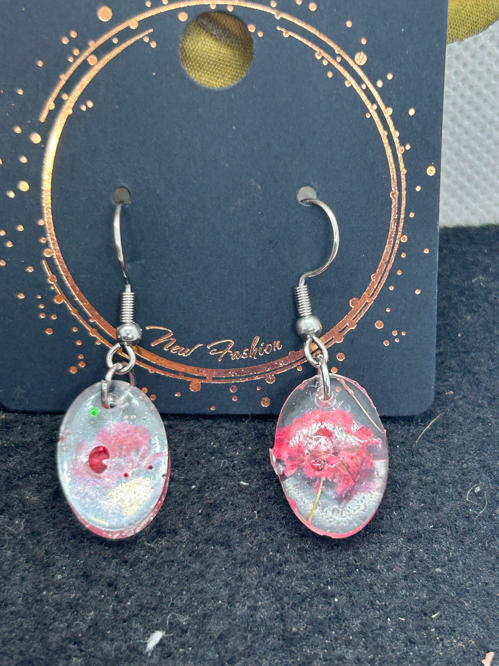 Small Dried Flower Earrings